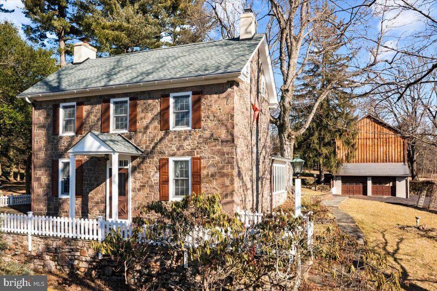 This is a wonderful opportunity to finally own a quintessential Stone Farmhouse in, not just Bucks County, but sought after Doylestown Township, just 3 minutes from the center of Doylestown. Setting is EVERYTHING and this one is a "10". The rolling undulation of 7+ acres is home to the stone residence, the barn with terrific possibilities, open fields for animal lovers and a healthy size stream fed pond.
     The stone walls and terraces surrounding the home add a level of elegance to outside entertaining. The Irony of this amazing park like setting is that Sauerman Park is directly across the road offering even more lovely views of nature. The historic barn appears to be well maintained and in solid condition. The interior of this special property has beautiful random width pine floors, 2 fireplaces and a wood burning stove. Updating will make it your dream home but not to worry about over improving a property like this one.
     Easy to show and our pleasure to sell.