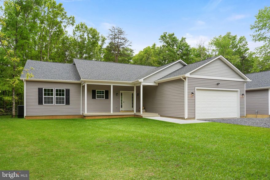 Gorgeous, turnkey, to be built 4 bedroom and 2.5 bathroom rambler home on 9 acres in Fauquier County! Exterior will feature white board and batten on the front of the home, white vinyl siding, black gutters, black shutters, and concrete porch and sidewalk. The interior will feature a gourmet kitchen with white cabinets and granite countertops, luxury vinyl plank flooring throughout , half bath, wood burning fireplace,  jack and jill bathroom, all bathrooms will have white cabinets and granite with tile on floor and walls. Home features many upgrades and custom to make changes that best fits your home design. Pictures listed are from a similar layout, previously built home and upgraded accordingly. Internet is buyers responsibility.