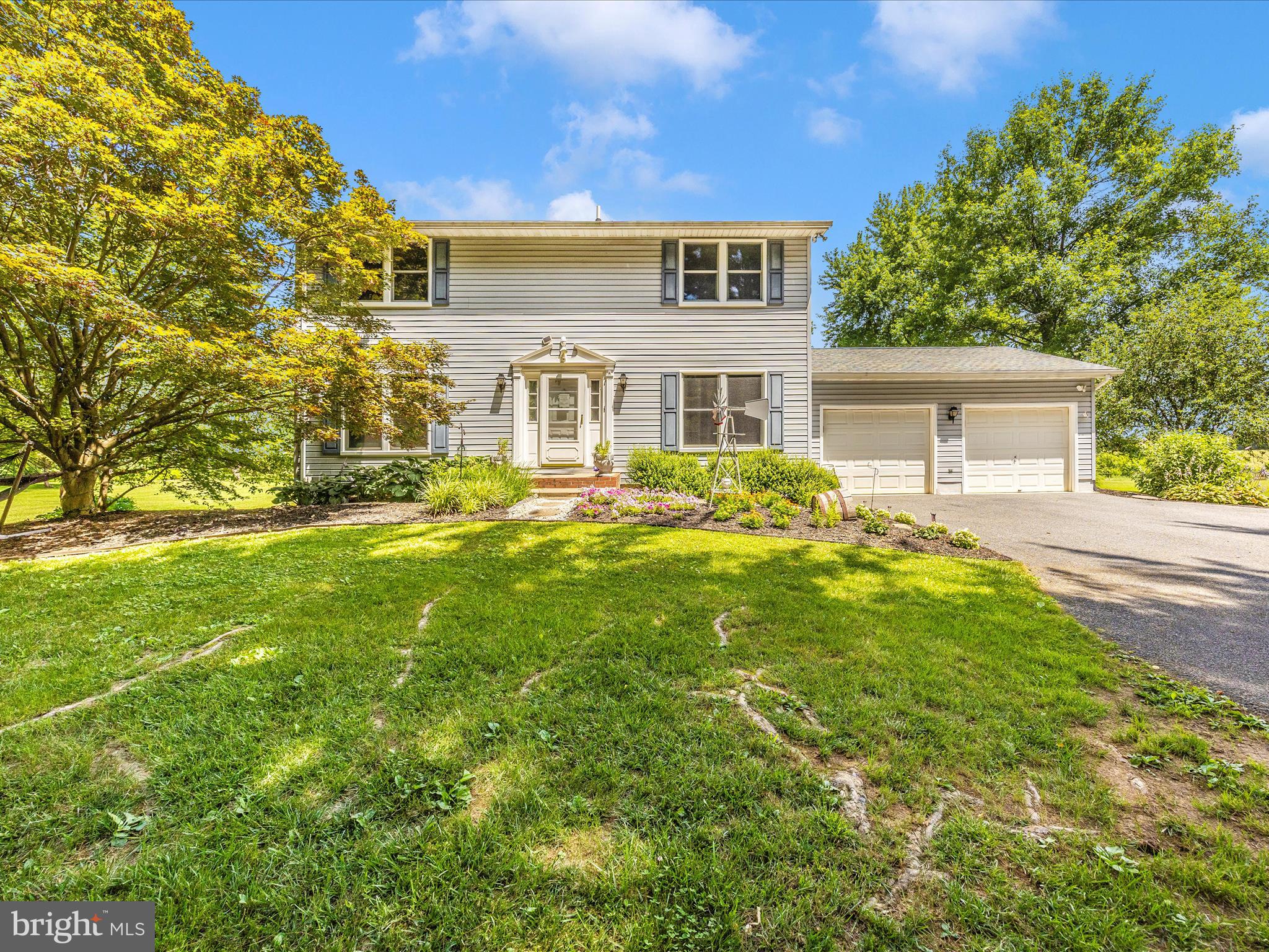 Set on four picturesque acres just outside the charming town of Jefferson, Maryland, this well-maintained property offers the perfect blend of peaceful countryside living and practical space for outdoor enthusiasts. Mature trees grace both the front and back of the property.
For those who value storage, workspace, or a place to tinker, the property includes an attached two-car garage, a detached two-car garage, and two additional sheds. Whether you’re into gardening, hunting, auto repair, or just love your gear, there’s plenty of room to spread out. The landscape beds are pristine, the lawn is lush, and the thriving vegetable garden is ready for your next harvest.
The home itself has been meticulously cared for, with all major and routine maintenance up to date. Upstairs, you’ll find three spacious bedrooms and two full baths. The main level has a traditional layout with a formal living and dining room that can easily be reimagined into an office or creative space. The attached garage leads conveniently into the kitchen and also offers a service door to the backyard.
The kitchen is bright and spotless, opening to a casual dining area and the cozy family room. A sunroom just off the family room provides a peaceful view of the yard—perfect for spring and fall mornings or crisp autumn afternoons.
Downstairs, the fully finished basement expands your living space with a large recreation area, a bonus room, and a walk-out to the backyard. Whether you need room for guests, a game room, or a second office, this space delivers flexibility and comfort.
This is a rare opportunity to own a lovingly maintained home in a quiet, scenic location. The current owner has poured care and pride into every corner of this home and property—now it’s ready to welcome its next chapter.