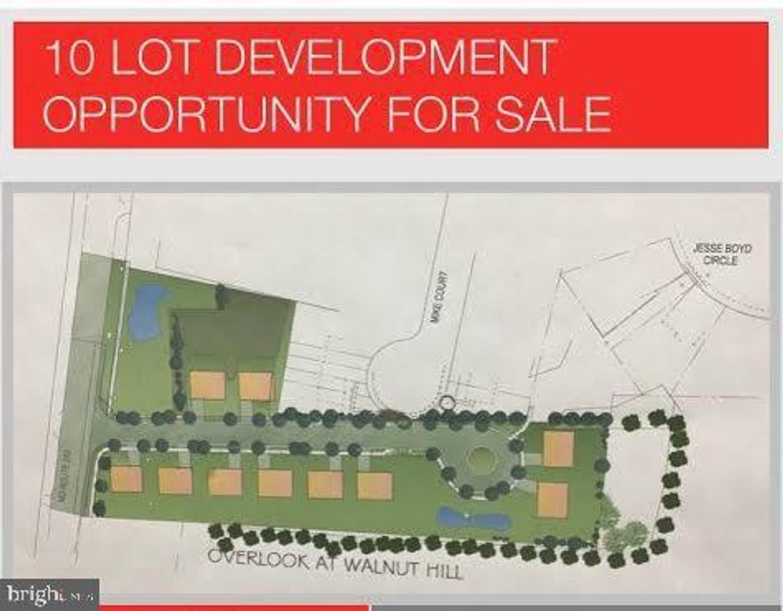 One parcel with current engineer drawing  for possible 10 single family home lots. Buyer should check with Cecil County planning and zoning  and town of Elkton for Water, Sewer and natural gas hook up. Town  of Elkton says zoned R2. At current time water and sewer hook up fees are waived.
