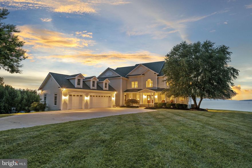 Sweeping Potomac river vistas and a back yard utopia like no other awaits. Uniquely comfortable, inviting and beautifully situated on 1.81 acres. This coastal-inspired residence spans five bedrooms, five full baths / one half baths with more than 8,999 finished square feet with a Hardiplank exterior. This home was meticulously thought out and designed. Home features two primary bedrooms, on the main and upper floors, with gorgeous oversize bathrooms and soaker tubs. Designer kitchen with custom cabinetry, and granite countertops. Dacor stainless double oven, 6 burner gas cooktop and warming drawer as well as an Asko stainless dishwasher and Sub Zero refrigerator. Brazilian cherry hardwood floors throughout with Anderson windows and sliders. 2 laundry centers. Basement features an oversized Recreation Room, Safe Room, Game Room (doubling as a 3 car garage) and a Wet Bar. Life-time roof and 2 newer HVACs. The community offers a walkable or golf-cart lifestyle with amenities including a private beach, private freshwater fishing lake, deeded river/marina access and multiple sports courts. Marinas, restaurants, and water activities are all right there at Fairview Beach. Beyond the Potomac Landing community, Dahlgren and the US-301 bridge are 20 minutes east. Downtown Fredericksburg, I-95 (new HOV lanes!) and the VRE are all accessible within 25 minutes west. Come home and experience riverside living with inspiring sunsets and make memories that last a lifetime! Check out the 3D Matterport and aerial video in the virtual tour section. Accepting Back up Offers