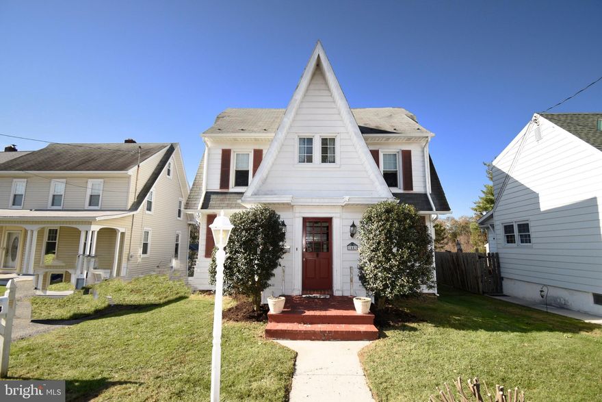 This 3 bedroom/1.5 bath colonial in Jacobus Boro is waiting for you! Step through the vestibule entry that leads into the living room that features a wood burning fireplace. Enjoy family dinners in the dining room located off of the eat in kitchen with stainless steel appliances. Laundry hook up and a half bath is conveniently located in the sun-room on the main floor. The first bedroom offers an additional room that could be used as a nursery, walk in closet, or office.  The two additional rooms feature ceiling fans,  built ins and great size closets.  The spacious walk up attic is perfect for the hobby/bonus room you have been dreaming of. Speaking of bonus, an over-sized detached garage and extra lot is located rear of the home. The extra rear lot faces a creek and is the home of three cherry trees, a bartlett pear tree, and asian pear tree. Relax and entertain friends and family on the private brick patio with gazebo. You will be owning a little piece of history, look up and check out the floor boards in the basement! You'll love the convenience to Nixon Park, Lake Redman, Rail Trail,  Browns Market, and I-83. Call today to schedule your exclusive showing!