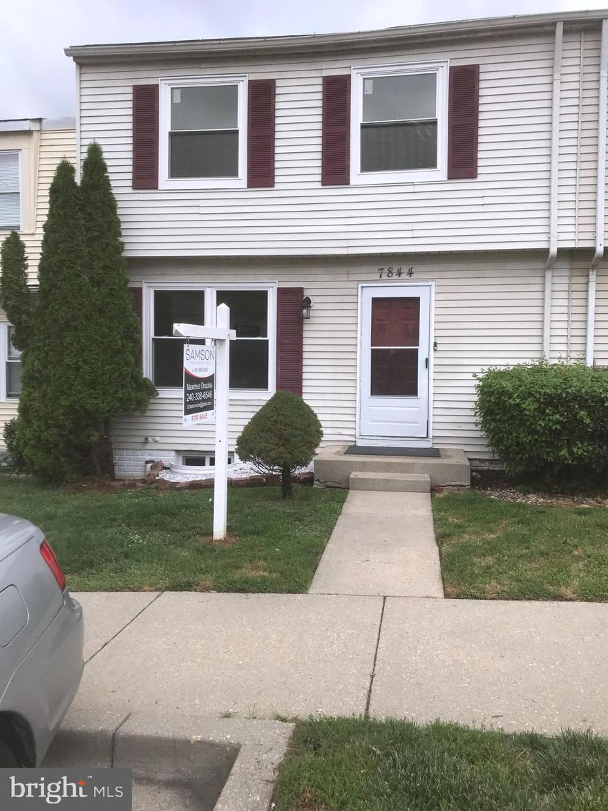 Welcome to this three-level townhouse in a strategic location;  minutes walk to FedEx Field , minutes drive to Woodmore town center, Largo town center, & the  Boulevard  at the Capital Center! This home offers 3 bedrooms, 2 full & 1 half baths & a finished basement.  The basement has a full bath, bonus room and walks out to a private fenced back yard.  The main level has new flooring & walks out to the freshly stained deck!! This home is located minutes away from Morgan BLVD metro station, Landover Metro Station, bus routes,  major highways and the new University of Maryland Hospital!!!