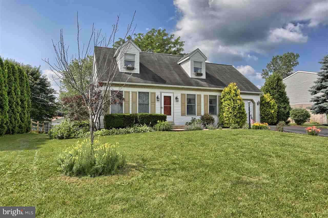 Enjoy over 2300 sq ft of total living space in this cape cod that has been tastefully updated throughout. Spacious first floor including open living and dining area. Kitchen features breakfast bar or desk area adjoining a large rear deck. Second floor features sitting room/nursery with cedar closet. Finished LL is great for entertaining. Family room, play area and office or exercise room are the perfect get a way. Private rear back yard on .29 acres Qualifies for USDA 100% financing. Poss 4th bdrm upstairs