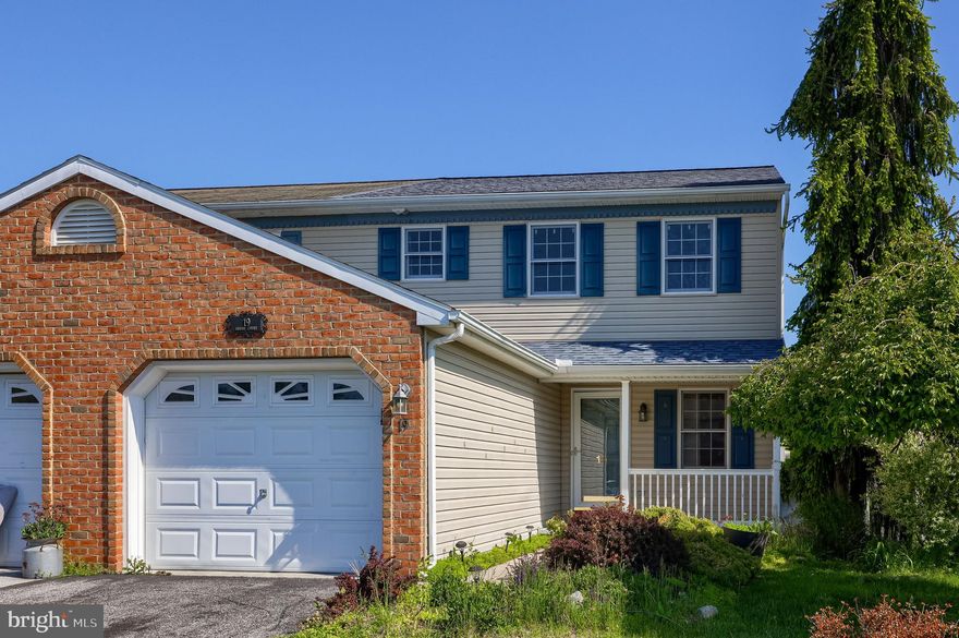 This comfortable and affordable end unit townhome in the Jonestown area is perfect for anyone seeking a nice home at a great value. The home features a roomy eat-in kitchen, complete with a large closet for storage and pantry needs. With three bedrooms, one full bathroom, and a convenient powder room, there's plenty of space for family or guests. The finished lower level offers additional living space, ideal for entertaining or relaxing.
Additional amenities include an attached garage, a patio, and a large, attached storage shed for all your extra belongings. The lower level also includes a laundry a sump pit, and even more storage options. Appliances such as a refrigerator, stove, dishwasher, and a garage door opener are included for your convenience. Don't miss out—now is the time to make your move. Call today to schedule your showing!