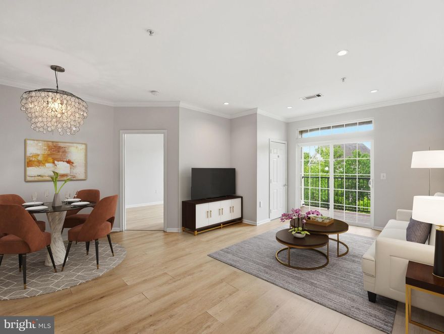 Open House this Sunday 5/31 from 1-3pm!
Tucked into a quiet enclave just minutes from the energy of the city, this thoughtfully designed 2-bedroom, 2-bath condo offers the best of both worlds. Dual primary suites provide flexibility for guests, roommates, or a true work-from-home setup. The open living area features rich hardwood floors and recessed lighting, flowing into a gourmet kitchen with gas cooking, granite countertops, and a custom tile backsplash. Fairly recent updates take the worry out of ownership — HVAC, water heater, and AC replaced in 2019; refrigerator in 2018; plus newer washer/dryer and microwave. Step outside to a generous private balcony, and come home to the convenience of garage parking. The community delivers resort-style amenities: clubhouse, pool, fitness center, library, and media room, all with on-site management. Walk to Shirlington's restaurants and shops in under 10 minutes, reach Pentagon City Metro in 1.5 miles, and enjoy quick access to Reagan National Airport and Amazon's HQ2 at National Landing. Grocery, Starbucks, and everyday conveniences are right outside your door.