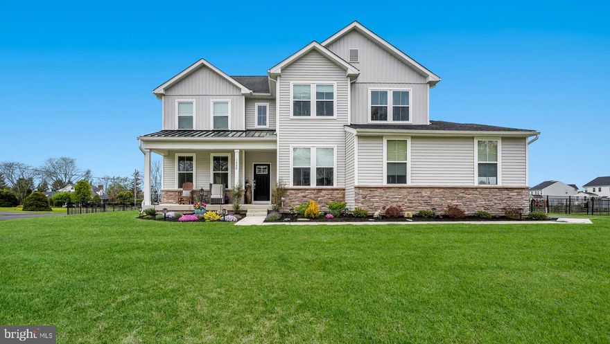 If New Construction is your Dream, Imagine finding a 1 + Year Old 4 BR, 2.5 Bath Home that is even better than Brand New!  No dealing with materials on back order, weather delays or lengthy punch lists.  Tasteful Selections and Impressive Upgrades abound from Top to Bottom just awaiting your final touches.  As soon as you enter the Lovely Reserve at Woodside Creek and pull up to 1000 Mariwill Drive you are greeted by a Beautiful Vinyl & Stone Exterior with a Covered Porch and Oversized 2 Car Side Entry Garage with Electric Openers and Sealed Floor. Once inside you are immediately Captivated by the Open & Airy Floor plan and a feeling of “Coming Home”.  Stunning Luxury Laminate Plank Floors Traverse the entire Main Living Level tying each room to the next like a wonderful package. Natural light beams through “4 Pane” Windows from all directions.  An Office with 15 Panel Glass Door and a Dining/Sitting Room flank the Entry.  As you venture further you will be overwhelmed by the Incredible 2 Story Great Room with Soaring Full Volume Ceiling and Cozy Gas Fireplace.  Whether you are a Gourmet Level Cook or have Door Dash on speed dial you will be in awe of the Well Appointed Kitchen.  A generous array of White 36” Soft Close Cabinets, Quartz Countertops and a Subway Tile Backsplash pairs perfectly with a Stainless Steel Appliance package including an Undermount Sink, Wall Microwave/Oven Combination, D/W and 5 Burner Gas Range with Custom Hood. Even the Refrigerator stays.  The adjoining Breakfast Room has Windows on two walls and a set of Sliders open to one of the largest lots in the neighborhood.  A Striking Aluminum Fence borders the perimeter while a Custom Gazebo sits poised and waiting for you to relax and enjoy your backyard sanctuary.  This Incredible “year round” structure boasts electric, operational windows, screens and a fire table while offering a serene and picturesque view of Natural Open Space.  Back inside, a Flex Room, Laundry Room with Front Load Washer & Dryer, a Convenient Powder Room with Pedestal Sink and a Mudroom complete the Main Level.  A turned Staircase leads the way to the Second Floor where you will find a wide hallway overlooking the Great Room Below.  The Luxurious Owner’s Suite is exactly what you deserve.  The Spacious Bedroom is accented with an Inverted Tray Ceiling and the Walk in Closet provides an abundance of space for your wardrobe.  Pamper yourself in the Full Private Bath by relaxing in the Soaking Tub or Step into the Oversized Glass Enclosed Shower.  The large Vanity offers two Sinks with plenty of storage beneath and there is even a water closet for ultimate privacy.  The three ancillary Bedrooms all have Neutral Wall to Wall Carpets and Generous Closets while a Full Hall Bath features a Linen Closet, Shower over Tub Combination plus another vanity with two sinks rounding out the Sleeping Level.  In Addition, a massive full Unfinished Walk out Basement with 9 Foot Ceilings provides an endless amount of storage space.  And.... Two  Zone Heating & Air Conditioning, a Tankless Hot Water Heater,  a Dehumidifier and Energy Saving 2 X 6 Construction are the Icing on the Cake!