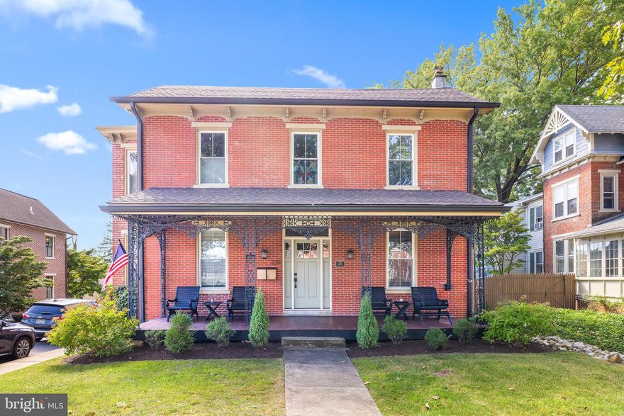 ***PUBLIC OPEN HOUSES --WED, 9-11-24, 1 PM - 3PM  and THURS, 9-12-24, 4pm - 6 pm**** A historic investment opportunity in vibrant Kennett Borough!  Welcome to the John Mendenhall House, a timeless Victorian gem built in 1873, nestled on a desirable corner lot in the heart of Kennett Borough. This rare multi-building property not only offers a spacious and elegant main residence, but also includes a second dwelling that presents an EXCEPTIONAL RENTAL OR GUEST SUITE OPPORTUNITY!

 Nestled in the heart of growing Kennett Square Borough, this property offers an unparalleled location. Just a short walk away from the lively downtown area, you can indulge in the borough's renowned restaurants, explore charming shops, and partake in a variety of community activities. The allure of this sought-after neighborhood is further enhanced by nearby attractions such as Anson B. Nixon Park, The Creamery, and Braeloch Brewery, providing endless opportunities for recreation and entertainment.

The John Mendenhall House is a stunning display of historic charm and elegance. The main home boasts grand living spaces with soaring 9-foot ceilings and gleaming hardwood floors throughout. Modern upgrades seamlessly integrate with the home’s historic elements, with recent enhancements including a new boiler, tankless hot water heater, HVAC system, dishwasher, fridge, microwave, and washer and dryer. At the heart of the home lies an expansive kitchen, perfect for gatherings, featuring a double-sized center island and a newly added mudroom with its own outside entrance. The third level offers additional versatile space with three finished rooms, each heated and cooled, ideal for extra sleeping areas, playrooms, or storage. Outdoor living is a delight with a large front porch adorned with wrought iron columns, a renovated screened-in porch at the rear, and a fenced backyard offering privacy and relaxation. Parking is never an issue, with a two-car garage, driveway, and additional on-street options available.

The second building adds a unique experience not often found in the borough. The generous 1,200 square feet of living space is a prime rental option. Features include 2 bedrooms, 1.5 baths, a full kitchen with island and granite counters, spacious living and dining areas, a convenient laundry room, and a large front porch. Whether you’re looking for a reliable source of rental income or a separate guest suite, this space will certainly enhance the property's value. The combination of a prime location, historic charm, and dual-living potential makes this property a remarkable investment. Enjoy living in the beautifully restored main house while generating income from the second dwelling or use both spaces to accommodate multi-generational living. The possibilities are endless, making this an opportunity not to be missed. Secure your chance to own a piece of Kennett Square’s history while making a valuable investment in one of the borough’s most desirable locations.   PROFESSIONAL PHOTOS COMING FRI 9/6
