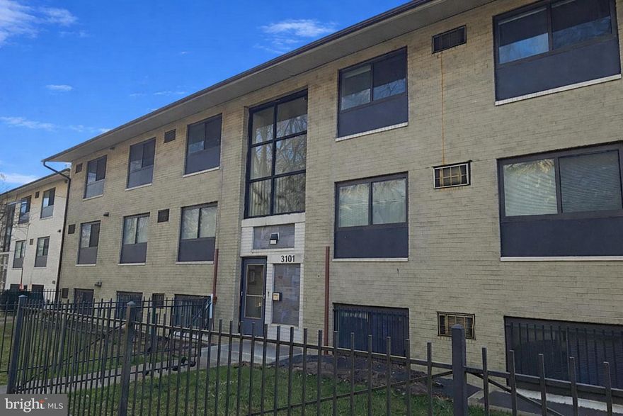 **HUGE PRICE REDUCTION!**
Practical 1 Bedroom 1 Bathroom condo located in the Randle Highlands neighborhood just east of the Anacostia River. This third-floor condominium has an open floor plan with hardwood floors in the living/dining room combo and carpet in the bedroom. The updated kitchen features stainless steel appliances and an all-in-one washer and dryer. Enjoy a secure building and off-street parking in the lot behind the building. Close to the MetroBus and less than one mile from the nearest Subway Station. One mile from Skyline Town Center, which features shops such as Starbucks, Mezeh, and Lidl. TONS OF POTENTIAL WITH THIS UNIT!
 Buyer pays 100% transfer tax and recordation; Seller is exempt. Freddie Mac first look initiative through February 19, 2026.  Photos have been virtually staged.