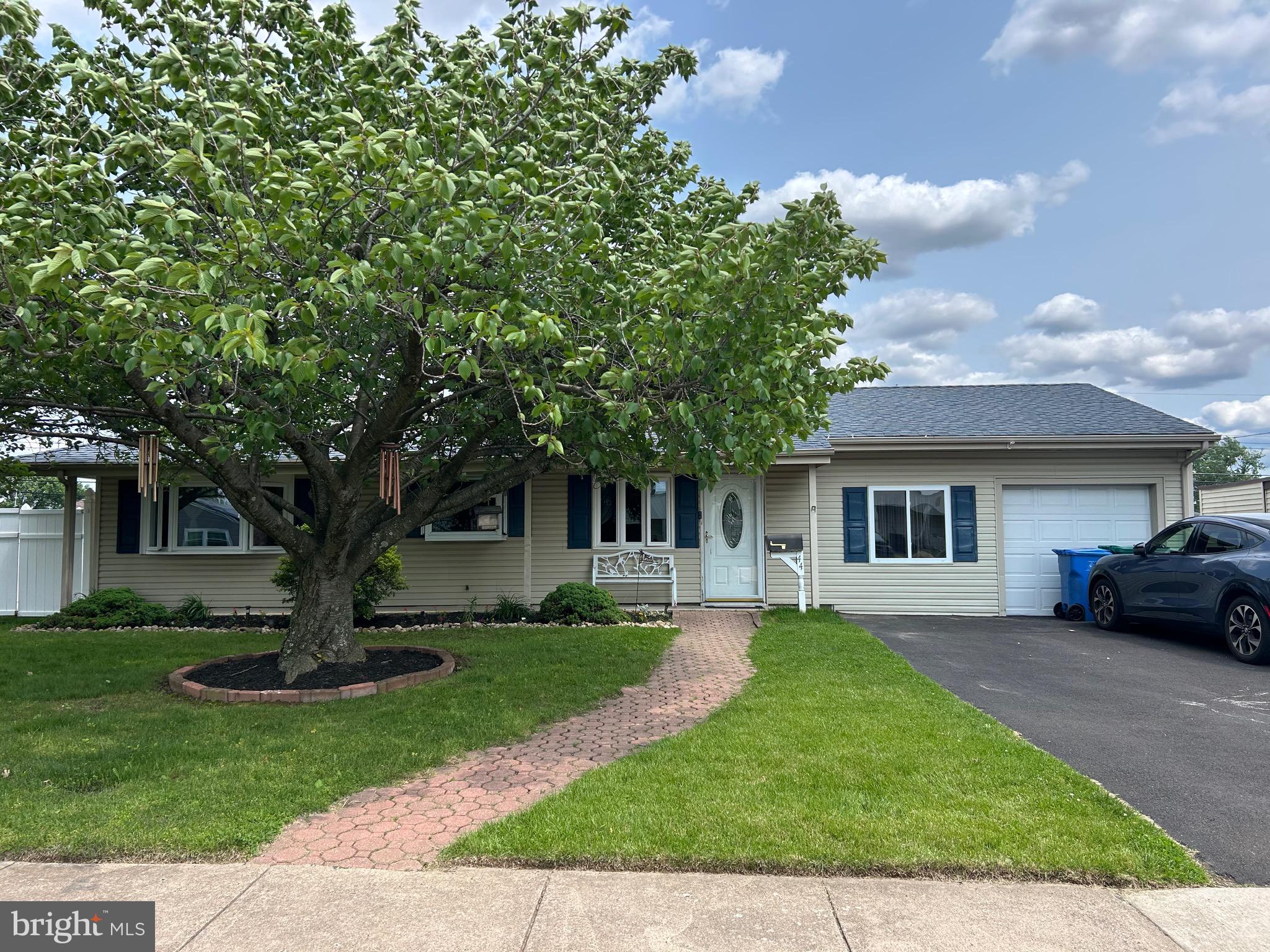 Attention All Homebuyers!!!
Welcome to this beautiful detached 3 bedroom 2 bathroom 1480 SQFT rancher home located on a peaceful block in the highly desirable Stonybrook section of Levittown. Walk in the front door to the nice inviting family room that's currently being used as office space. To the right of the family room, you will find a door that leads you to the garage, which has already been halfway converted into more living space. To the left you will find a big beautiful kitchen that has a nice open layout that looks right into the spacious dining area & living room complete with nice flooring & paint throughout. You can enjoy a nice cozy fire at dinner in the stone fireplace that separates the kitchen and dining area. Moving on past the living room, you will find a full modern bathroom along with 3 spacious bedrooms, including the master bedroom, which comes complete with a lovely master bathroom. Walk out the side door to the stone patio floor, which leads directly to the big beautiful backyard that comes complete with a shed and back patio. Schedule your showings today before you miss out on this great opportunity to own this beautiful home.
