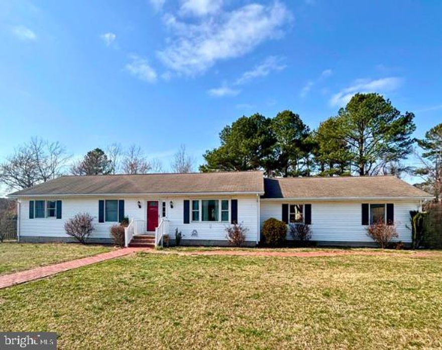 Welcome to this charming one-story home, perfectly situated on a spacious lot with a fenced-in backyard for added privacy. The property features an attached garage with ample storage space and a separate shed, providing plenty of room for tools, equipment, or hobbies. Step inside to an inviting living room that seamlessly flows into an open-concept kitchen—perfect for entertaining and everyday living. This home offers four generously sized bedrooms and two full baths, providing comfort and convenience for any lifestyle. Located just minutes from downtown Easton and with easy access to Route 50, this home combines the best of quiet suburban living with  close proximity to shopping, dining, and local amenities. Don’t miss the opportunity to make this Easton gem your own!