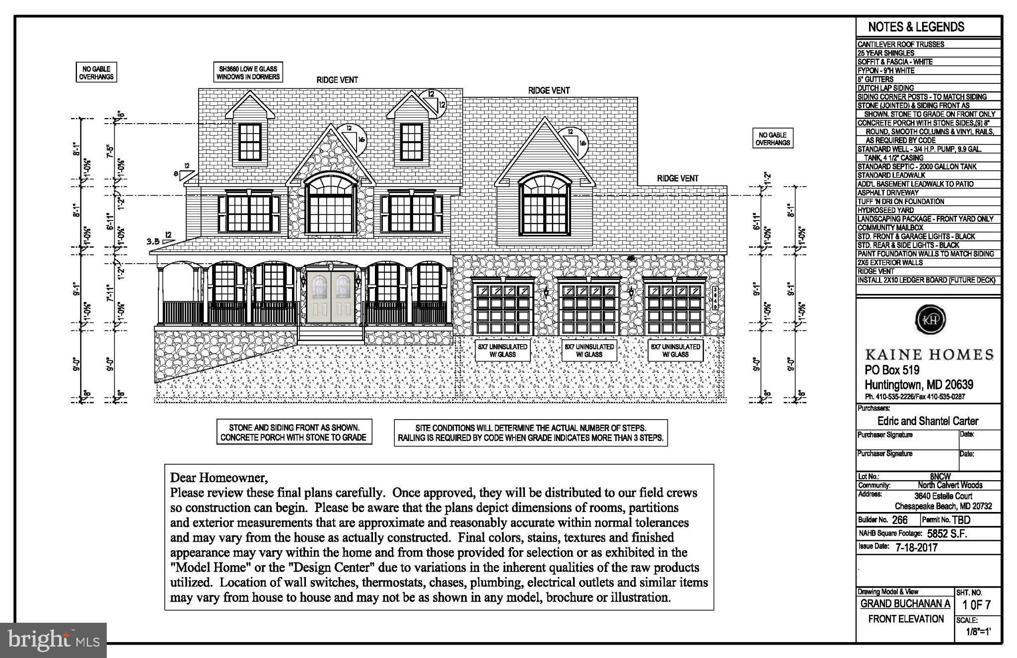 NORTH CALVERT WOODS - Residential