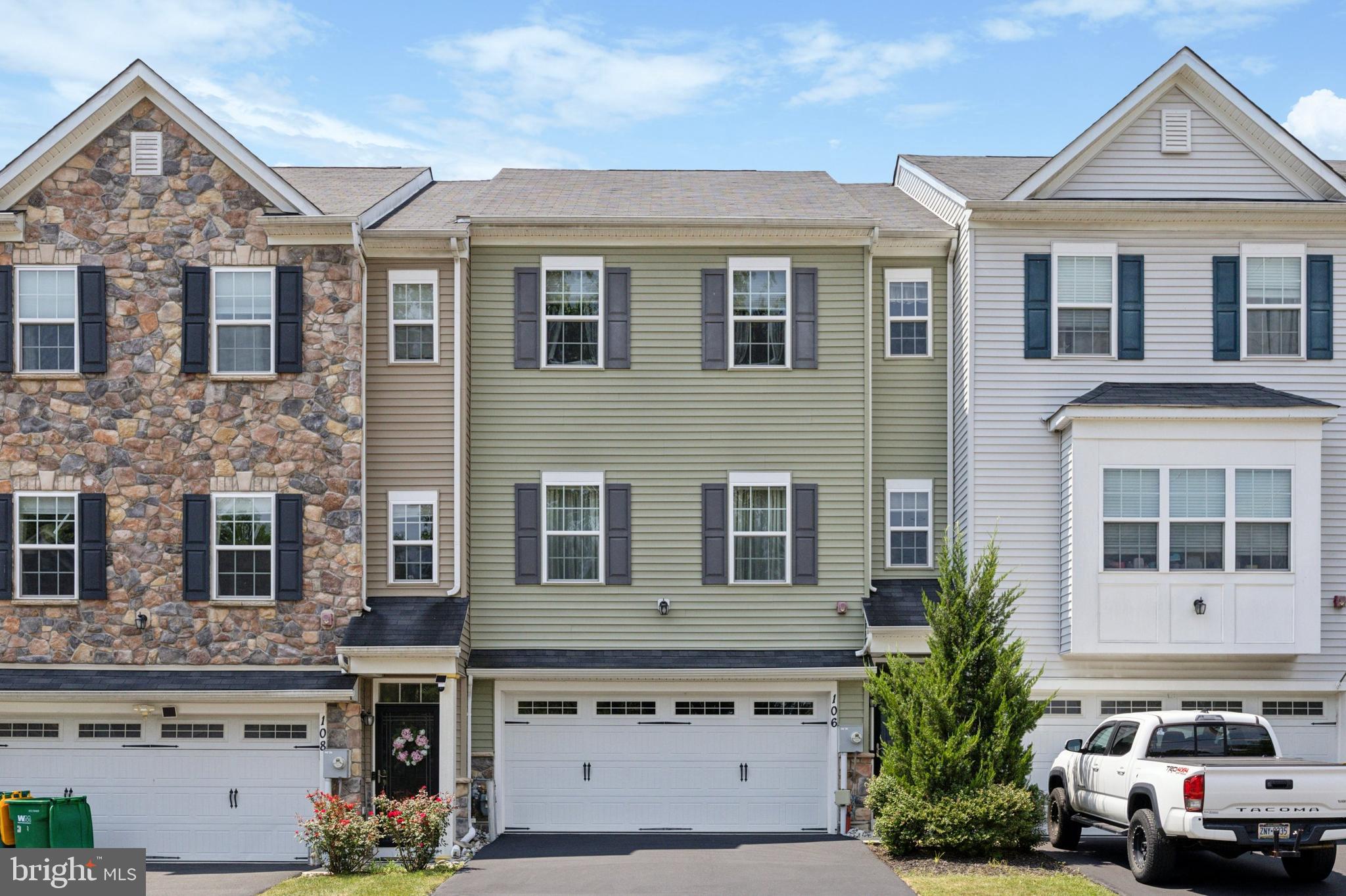 Welcome to 106 Master Ave, a beautifully maintained 3-bedroom, 2.5-bath townhouse in the desirable Somerton Valley community. This home features an open-concept layout with high ceilings, recessed lighting, and central air, creating a bright and comfortable atmosphere throughout.
The freshly painted interior highlights a spacious kitchen with 42-inch cabinets, bar seating, granite countertops, and stainless steel appliances, perfect for both cooking and entertaining. Hardwood flooring on the second level adds warmth and charm.
Upstairs, the master suite offers a large private bath, vaulted ceiling, and a Walk in Closet. A spacious hallway bathroom with a tub serves the additional bedrooms. Laundry is a breeze with the washer and dryer conveniently located on the second floor.
Step outside to enjoy your private, fenced-in backyard, ideal for outdoor dining or relaxing in privacy. A 2-car garage plus large driveway ensures plenty of parking.
This townhouse blends comfort, functionality, and modern living all in a fantastic location.
Ideally located minutes away from I-95, 276, and route 1 exits!