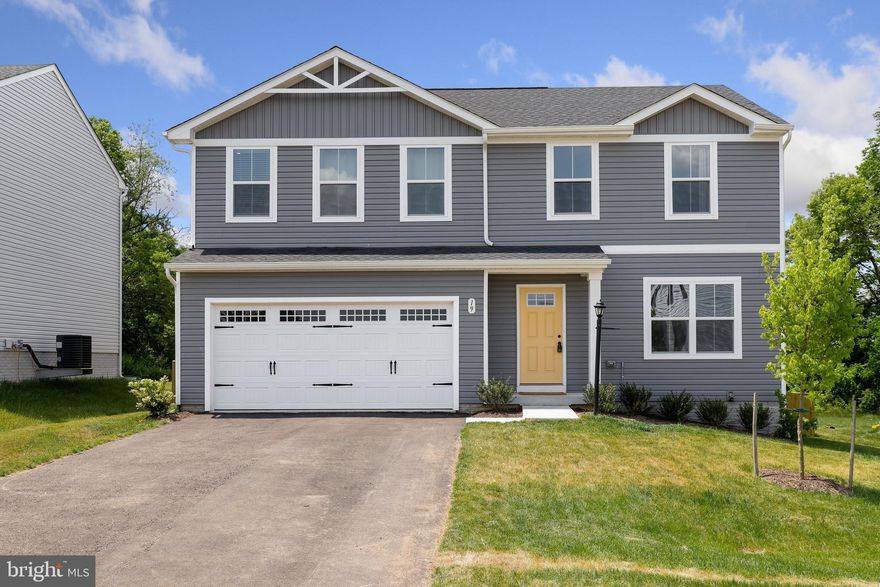 Welcome to this beautiful single family home located in the charming city of Hagerstown, MD. This home, built less than one year ago, offers a wonderful opportunity for a growing family seeking comfort, space, and modern amenities. Upon entering, you will be greeted by a well-designed floor plan that maximizes both functionality and style. The spacious living area provides ample room for relaxation and entertainment, with large windows allowing natural light to fill the space, creating a warm and inviting atmosphere. The kitchen is a true highlight of this home, featuring contemporary finishes, stainless steel appliances, and plenty of storage space. Whether you're a culinary enthusiast or simply enjoy cooking for your loved ones, this kitchen will surely inspire your creativity. With four generously sized bedrooms, this home offers abundant space for everyone in the family. The bedrooms are well-appointed and provide comfortable retreats for relaxation and privacy. The master suite, in particular, offers a tranquil oasis with a private en-suite bathroom and a walk-in closet. The backyard is perfect for outdoor activities with ample space Situated in Hagerstown, you'll enjoy the benefits of a suburban lifestyle while being within easy reach of city conveniences.