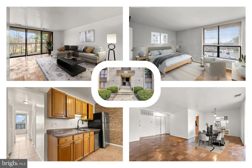 This inviting condo at 3301 Huntley Square Drive #A1 features two bedrooms, one bathroom, and an open floor plan designed for comfortable living. Abundant natural light highlights the parquet floors throughout, creating a warm and welcoming ambiance.  

The main floor offers a spacious living and dining area, seamlessly connected to a modern kitchen equipped with granite countertops and stainless steel appliances. Step onto the private balcony, perfect for enjoying a morning coffee or evening relaxation.  

Both bedrooms are well-sized and thoughtfully situated to maximize privacy. An in-unit, stacked full-size washer and dryer adds convenience to daily living. Outdoors, residents can enjoy well-maintained common areas and the tranquil setting of the community.  

This property is ideally located in Temple Hills, offering convenient access to a variety of attractions, shopping, and dining. Residents can explore National Harbor’s waterfront amenities, enjoy outdoor activities at Oxon Cove Park, or take a short trip to Washington, D.C., for its cultural landmarks. Nearby shopping centers like Iverson Mall and Marlow Heights Shopping Center provide diverse retail options, while local dining ranges from Italian classics to Caribbean flavors. Commuting is easy with proximity to I-495, Route 5, and two major airports, making this location perfect for both work and leisure.