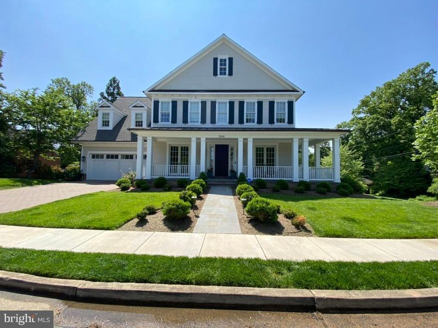 **Pending**3616 Roberts Lane is absolute perfection with its expert craftsmanship, traditional layout, and wonderful additions that complement the modern lifestyle. Newly built in 2019 by Whitestone Custom Homes, this residence offers 6 Bedrooms, 6 Full Baths, and 3 Half Baths. Perfectly situated on a level corner lot, this stunning center hall Colonial spans 7,300 square feet and rests on 0.35 acres in Bellevue Forest. The transitional floor plan dovetails beautifully with this home’s outdoor spaces. Each principal room has an adjoining outdoor space that is just as well-equipped as the interior rooms. Custom mill work, designer wallpaper, luxury lighting choices, custom window treatments, and even upgraded cabinet hardware all add to the meticulous nature in which this home has been re-imagined. Main level includes inviting foyer, front parlor/library, formal dining room, butlers pantry, eat-in kitchen, family room with gas fireplace, guest powder room, mudroom with second laundry, second full fridge, pantry and family powder room, office, porch with gas fireplace, deck and two coat closets.  Second level includes primary suite with coffee bar, two walk-in closets, luxury bath with heated floors, steam shower and soaking tub, packing suitcase room and attached to laundry room.  There are a total of 5 bedrooms up (including the primary) all with attached baths, plus a spacious laundry room and 4 hall closets. The walk out lower level has 6th bedroom with attached full bath, exercise room, rec room with 3rd gas fireplace, 3rd powder room, game room with a full bar, walk-in closet for future wine room, storage room and access to the backyard. House has electric car charger, elevator shaft that goes all three levels and a large exterior storage room under the porch. (**Photos are from prior listing)