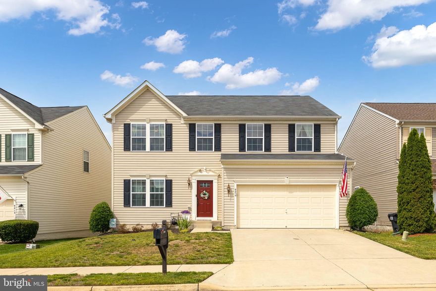 Don’t miss this turnkey beauty! This 5-bedroom, 4.5 bath home is move in ready.  New gorgeous wood floors lead you through the main level!  The bright living room opens to the formal dining room which is donned with a charming chandelier, decorative wall molding and custom painted walls!  This open contemporary concept continues through to the kitchen which opens to an additional dining area and family room…a perfect combination for entertaining. The kitchen features honey colored wood cabinets, great storage & counter space, a pantry, and an extended island that can be used for informal eating or additional counter space!  The 2nd dining area, a lovely sunroom with oversized windows is airy and welcoming with sliding glass doors that lead you to the outside deck.  Right off the family room, you will find an office…another added gem to this home!   The primary bedroom is grand by all accounts.  From its generous size to two (2) walk-in closets to its’ private full bathroom. The primary bathroom room boasts a double vanity, separate shower and soaking tub.  Enjoy an additional 4 bedrooms with one of them featuring its own private full bathroom!  On the same level as the bedrooms, you will find the laundry room with side-by-side front loading washer and dryer and plenty of additional space for more storage!  The finished basement is spacious and offers a full bathroom!  This basement area can be used as a rec room, media room, playroom, 2nd family room and more!  In addition, the basement offers 2 unfinished storage areas!  The walk-up basement allows you direct access to the fenced in backyard!  This home is freshly painted, has new carpet and wood floors throughout and is in the amenity filled Lee’s Parke Community!  A must see!