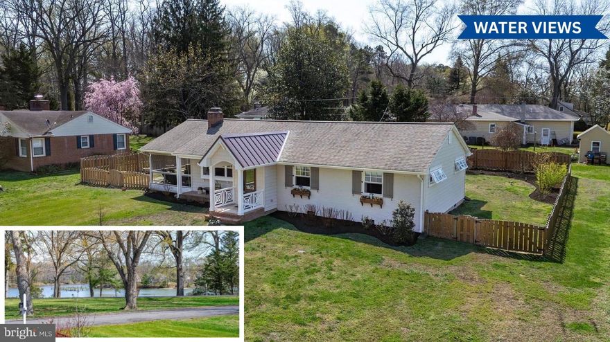 Enjoy easy one-level living in this charming 3-bedroom home located in the highly desirable Oxford Road corridor, offering lovely views of Peachblossom Creek and access to private waterfront lot . Inside, the home features a bright open kitchen with a marble island and huge walk in  pantry. The living room offers a cozy gas  insert fireplace, while the foyer welcomes you with attractive tile flooring. A heated, semi-enclosed porch provides a comfortable space to enjoy the outdoors year-round. The primary suite includes Large walk in closet with built in features.  The  primary bath has  a no-threshold tile shower and custom vanity with double sinks. Additional highlights include a laundry room with washer, dryer, and folding table, a partially floored attic for extra storage, and a new metal roof sections installed in 2025. Fenced rear yard with shed.  A wonderful opportunity to enjoy relaxed Eastern Shore living in a prime location near the water and close to downtown Easton,shopping, YMCA , bike trails, and parks.