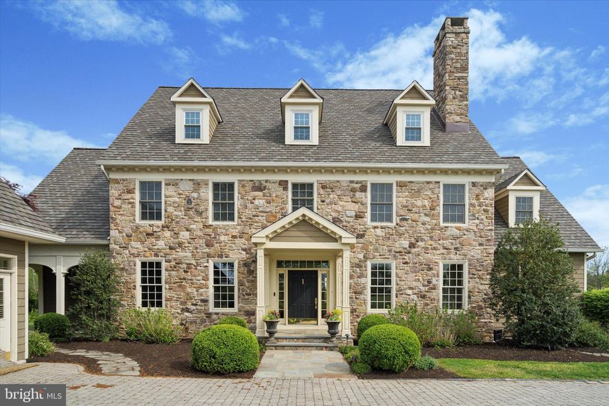 Make 3135 Rushland Road your next home and you will NEVER want to move again. This
is a forever, generational family compound. 
Welcome to this magnificent centrally located estate home with an elegant BUCKS county design and
breathtaking backyard oasis. In a very short time, the owner has transformed this residence which is
situated on a sprawling private 7.69-acre lot adjoining conserved land. As you approach the property,
you will love the long wide driveway that leads you to the home. Your eyes will be welcomed by the
stone facade and the meticulously maintained exterior with specimen plantings.  The attention to
detail exhibited in the exterior design reflects the care and craftsmanship evident throughout the
property. Step inside and be greeted by an understatedly grand foyer, setting the tone for the quality
and luxury that awaits. The main level of this residence features a sophisticated dining room adorned
with wainscoting and crown molding, perfect for hosting elegant dinner parties. Formal living room
boasting stunning built-ins that frame the gas fireplace with even more finely crafted custom
moldings, and a powder bath. The spacious kitchen is a chef's dream, offering a large center island, a
42'' WOLF range, SUB-ZERO refrigerator, SHAW porcelain farmhouse sink and an oversized pantry to
accommodate all your culinary needs. The adjoining breakfast area boasts a gigantic wall of windows
and door that overlook the grounds. Adjacent to the kitchen, you'll find a light filled and inviting family
room with built-in shelving and a substantial raised gas fireplace. This impressive two-story room is
not only a comfortable space for relaxation, but also perfect for enjoying TV shows and games. Then
escape to the private retreat of the primary suite, which encompasses a generously sized bedroom, a
large sitting area, a cavernous walk-in closet that is fully customized and built in, and a luxurious en-
suite bathroom. Pamper yourself in the bath featuring a soaking tub, separate shower, and dual sinks,
creating a spa-like experience within the comforts of your own home. Rounding this floor off is the first
of 3 laundry rooms in the property that is adjacent to the kitchen and allows for easy access to the
breezeway connecting the detached oversized 3 car garage. Above the garage reveals yet another
fantastic feature of this property. A large, finished guest space with a private entrance showcasing
wide plank pine flooring, a well-appointed full bath, and a Kitchenette. Back inside the main building,
the second floor reveals four very generously sized rooms. One with an en-suite bathroom and walk in
closet, another two complemented with a Jack and Jill bath, a HUGE office with tremendous views of
the grounds. Finishing off the floor, is an oversized laundry room that is not only practical but also
offers enough space for crafts and hobbies. The third-floor features more amazing flex space offering
an artfully dormered layout that is extremely functional. You will find a huge cedar closet, a full
bathroom, a wet bar with a wine fridge and custom cabinetry. The finished lower level offers a game
room, a full custom bar, a gym, full bath, a family room with a wood burning fireplace and more
custom built-ins. Rounding out the space is a newly installed home theater with a 4k capable
projector and 11ft screen. Stepping outside, a meticulously designed blue stone patio beckons you to
relax and dine al fresco and providing a tranquil space for enjoying the surrounding natural beauty as
eagles soar above. Cool off and make a splash in the refreshing pool on warm summer days,
surrounded by lush landscaping that enhances the serenity of this outdoor haven.   This home has
recently been professionally painted, has newly installed/refinished hardwood flooring, a new
architectural roof, LED light fixtures, and many smart home features. This exceptional residence
cannot be matched in today’s market.