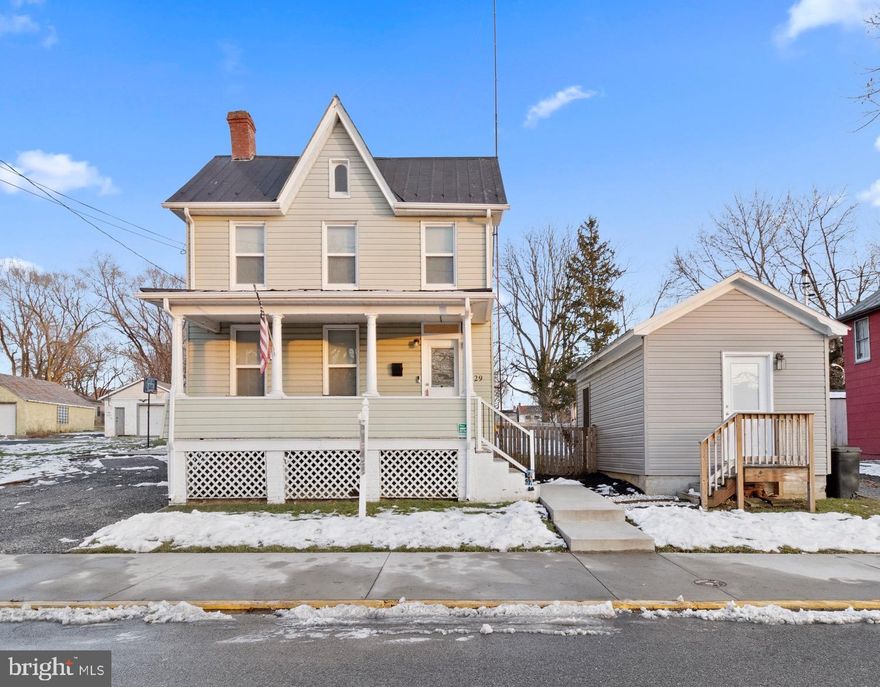 Welcome to this charming 3 bed, 2,5 bath single-family home that seamlessly blends comfort and functionality. This completely remoldeled residence boasts a metal roof, new HVAC system, new updated electrical, and new appliances to ensuring worry-free living for years to come.  As you step inside, you'll be greeted by a warm, freshly painted,  comforting and inviting atmosphere with an abundance of natural light. Main level features an open floor plan with new LVP flooring, dining area, original exposed brick, beautiful staircase, and half bath. The open floor plan enhances the sense of space, creating an ideal setting for both everyday living and entertaining guests. The heart of the home features a modern kitchen equipped with top-of-the-line appliances, new cabinets, granite countertops, walk in pantry and offers a perfect space for culinary enthusiasts.  Upstairs has 3 beds, 2 full baths and washer/dryer with new LVP flooring/carpet. The highlight of this property is the detached in-law suite, providing versatility and privacy for extended family or guests.  You could even use this as a rental unit for extra income. There is a living area/bedroom, and bathroom with washer/dryer. This additional space is perfect for multigenerational living or as a private retreat.  The exterior of the home is equally impressive, featuring a big fenced in yard, huge side yard, detached garage with plenty of space, off street parking and landscaping that create a picturesque curb appeal.  Conveniently located near hospitals, doctors offices, schools, parks, shopping, 81 and much more, this home offers easy access to so much. The combination of modern upgrades, thoughtful design, and the detached in-law suite make this property a rare find in today's market. Don't miss the opportunity to make this house your new home. Schedule a showing today and experience the lifestyle that awaits you!