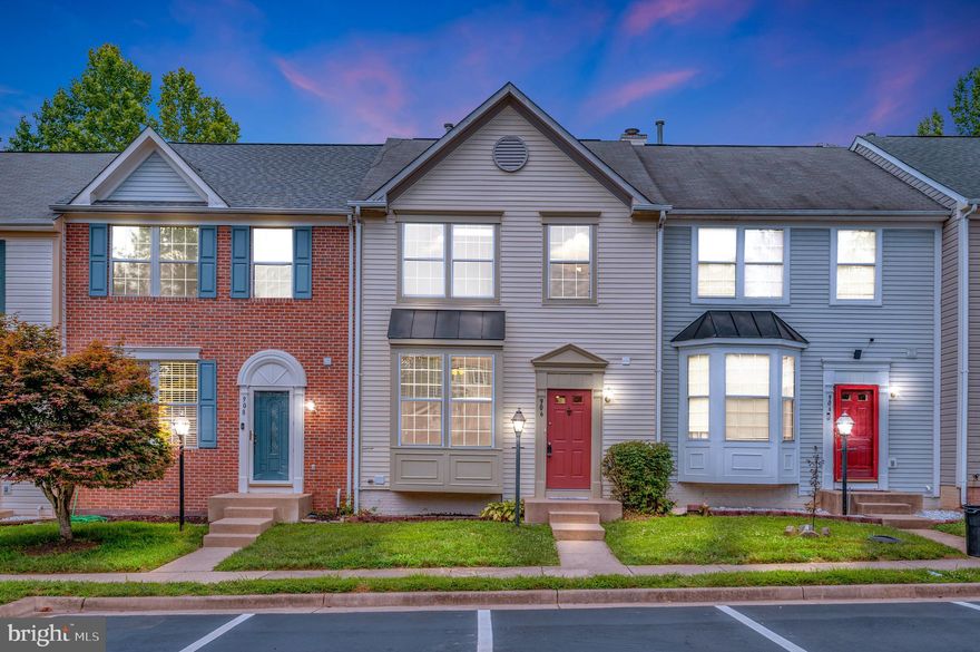 Townhouse located in the Highpointe subdivision. The property has 3/4 bedrooms ( 4th room in the basement), 3.5 baths , laminated floors on the main level, and lower level (2023),  newer carpets (2021), newer deck (2021)  freshly painted (2023),  Primary bedroom with private view of the backyard, shed and fenced backyard. Home is conveniently located within  minutes from I-95, commuter lot, shopping , banking and dinning.