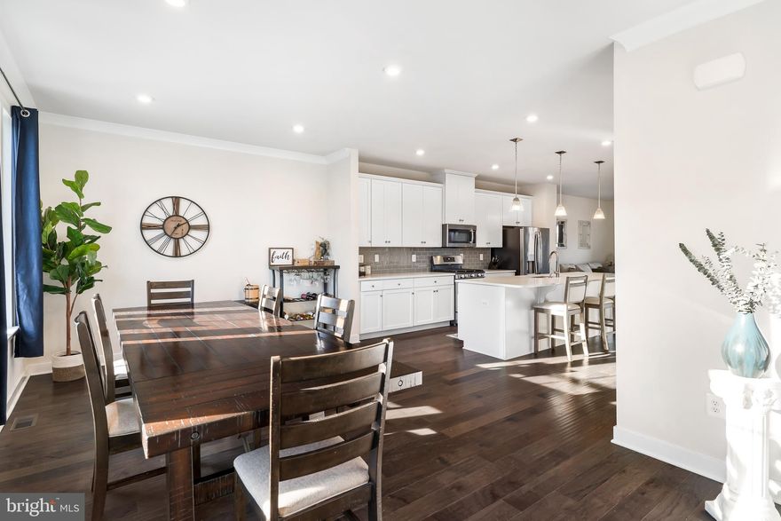 Immaculate newly built 3-level townhouse with 3 bedrooms, 3.5 baths, over 2,000 square feet, 2-car garage in sought-after Lake Frederick Community. This amenity-rich, resort-like area is located just 15 minutes from Stephens City and 20 minutes from Paris. The home is modern and spacious with open floor plan, hardwood floors, large kitchen and tons of natural light. The spacious kitchen has granite counters, large island with seating, stainless steel GE appliances, pull out shelving and lots of space. Separate dining and living areas are perfect for entertaining guests or just unwinding after a long day. The upper level boasts 3 carpeted bedrooms, 2 full bathrooms, large laundry room, and tons of closet space. The lower level has hardwood floors and opens to the patio and fully fenced rear yard. There's also a convenient full bath on the lower level. Garage is equipped with storage hooks and extra space under the stairs. Be sure to visit this stunning rental in the gorgeous lakefront community of Lake Frederick. It has it all - clubhouse, pool, fitness center, courts, walking/jogging trails and so much more.