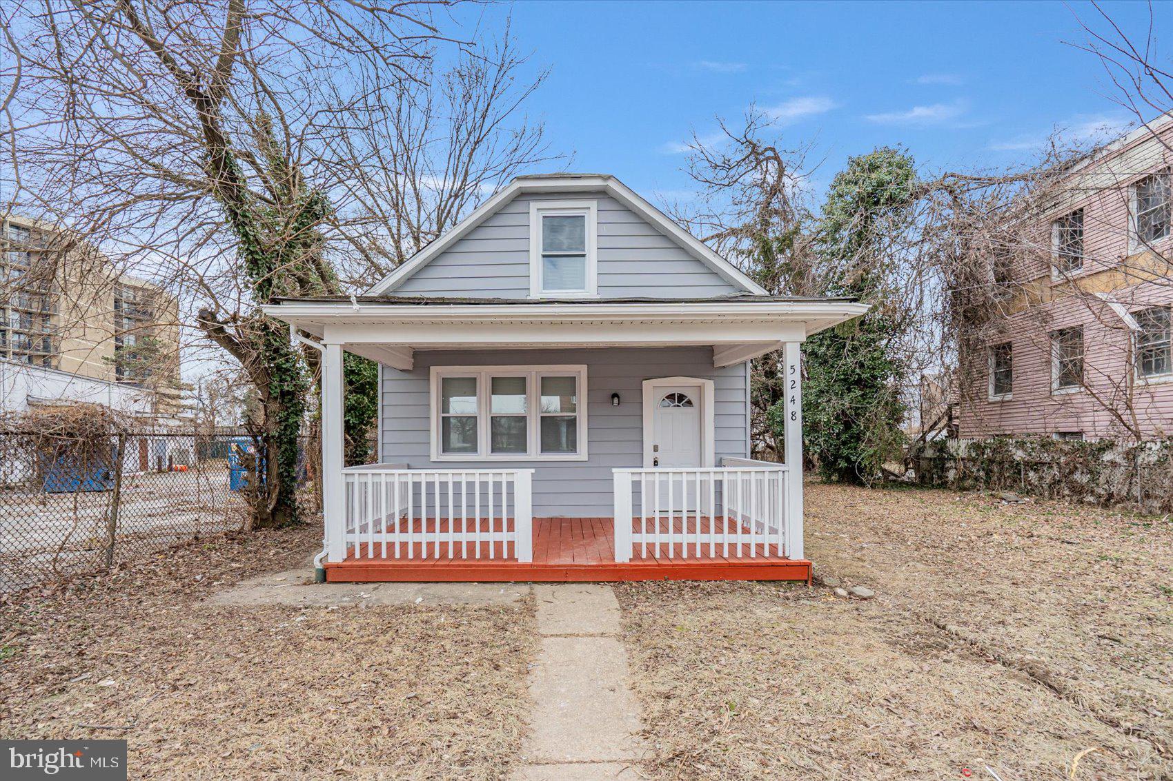 Welcome Home to 5248 Cordelia Avenue!! This quaint Cape Cod has the space you need to create a life you desire. Boasting an array of sleek finishes throughout this 3 Bedroom, 1 Bathroom home has so much to offer! The main level offers an open concept layout featuring a spacious living room, dining area, kitchen, full bathroom and laundry room. Kitchen boasts white shaker cabinets, S/S appliances, Quartz counters and MORE! Upstairs you'll find 3 spacious bedrooms and a bonus room. All new flooring throughout, freshly painted and MORE!! The front covered porch is the perfect spot for relaxation! Book your private showing today before it's gone!