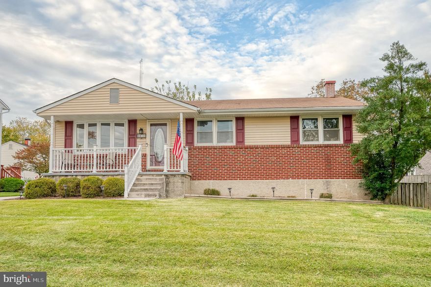 Spacious porch front rancher that's much larger than it appears. This lovely home offers a comfortable and well-designed layout, providing a blend of comfort and functionality. The open and inviting living area includes a separate dining area, perfect for hosting gatherings with family and friends. The kitchen features updated appliances and ample space for a table, making meal preparation a breeze. The primary bedroom has a full bath, ensuring privacy and convenience. The lower level recroom comes complete with a walk-in closet, a full bath, and a separate laundry room. A charming rear sunroom adds character and extra space for relaxation and entertainment. Enjoy outdoor living with a partial inground saltwater pool, perfect for those hot summer days and relaxation. The privacy fence surrounding the property provides seclusion and a secure area for family activities. This home offers a convenient location with access to schools, shopping, dining, and entertainment, making it an ideal place to call home. Schedule a showing today to see all that this beautiful rancher has to offer!