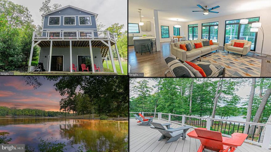 AMAZING WATERFRONT CUSTOM BUILT 2019 LAKE HOUSE & STILL SHOWS LIKE A MODEL HOME! COME CHECK IT OUT IN BEAUTIFUL LAKE CAROLINE ! 2 STORY MODERN HOME WITH UNFINISHED WALKOUT BASEMENT. WINDOWS WINDOWS & DOORS EVERYWHERE TO CAPTURE THOSE LAKESIDE VIEWS - U SHAPE BOAT DOCK TOO - BUY NOW TO ENJOY THIS TRULY "MOVE IN READY " HOME. SO MANY BEAUTIFUL FEATURES TO LIST AS CUSTOM INTERIOR DOORS, TWO TONE GRAY CABINETS, KITCHEN ISLAND. WAIT TIL YOU SEE THE SITTING AREA OFF THE PRIMARY BEDROOM & THE VIEWS OF THE WATER FROM THERE ARE AMAZING . HUGE DECK OFF THE LIVING/DINING AREA, BASEMENT IS HEATED & COOLED & FRAMED OUT, ROUGH IN PLUMBING FOR 3RD FULL BATH. LARGE SLIDING DOORS FROM MAIN FLOOR & BASEMENT.THIS BEAUTIFUL ONE OWNER HOME IS LOCATED ON THE MAIN BODY OF BEAUTIFUL LAKE CAROLINE OFFERING: WATER SKI, JET SKI, WAKEBOARD, PONTOONING, FISHING & WEEKLY FISHING TOURNAMENTS, 2 SANDY BEACHES, PLAYGROUNDS, TENNIS, BASKETBALL, POOL & CLUBHOUSE. LOCATED JUST OFF I-95 BETWEEN ASHLAND & FREDERICKSBURG PERFECT FOR COMMUTERS AROUND. CLOSE TO SHOPPING, PENDLETON GOLF, SASSAFRAS WINERY, KINGS DOMINION, LEGACY SPORTS PARK, MEADOW EVENT, DOMINION RACEWAY, YMCA , LIBRARY ! COME SEE SOON! \