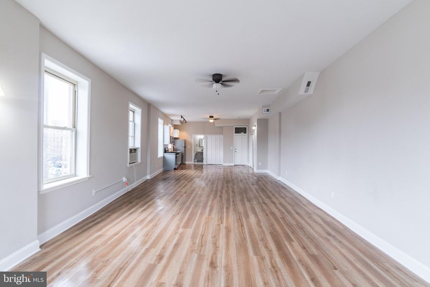 *Available Now!*

Incredibly spacious (780 sq ft) newly renovated studio available in a highly sought after section of Philadelphia's Northern Liberties neighborhood! This 3rd floor unit features tall ceilings, a large open floorplan, and a modern kitchen complete with granite countertops, white subway tile backsplash, and stainless steel appliances. There is a roomy closet towards the front of the unit as well as a full bath featuring a shower/tub. Natural light is abundant with plenty of windows and the apartment also comes with its own AC-unit that is maintained by the property owner. There also is free shared laundry located on the 2nd floor of the building for added convenience! Finally, you are sure to love this apartments ideal location on the corner of N 2nd Street, which is in close proximity to countless cafes and restaurants, public transportation routes, and I-95 for traveling in and out of the city!

Lease Terms: Generally, 1st month, and 1 month security deposit due at, or prior to, lease signing. Other terms may be required by Landlord such as last month's rent upfront. $65 application fee per applicant. Tenants are responsible for: electricity, gas (if applicable), cable/internet and $10/mo technology fee. Water is a flat monthly fee of $60. Additional fees or requirements may be applicable for units with Homeowners or Condo Associations. Landlord Requirements: Applicants to make 3x the monthly rent in verifiable gross income, credit history to be considered, no evictions within the past 5 years, and must have a verifiable rental history with on-time rental payments. Exceptions to this criteria may exist under the law and will be considered. Cosigners will be considered.

*Price reflects the net effective rent after a 2-week credit is applied at $1,475/mo.
*1 dog under 35 lbs or cat permitted. $500 refundable pet deposit required.
*Water is included in the rent.