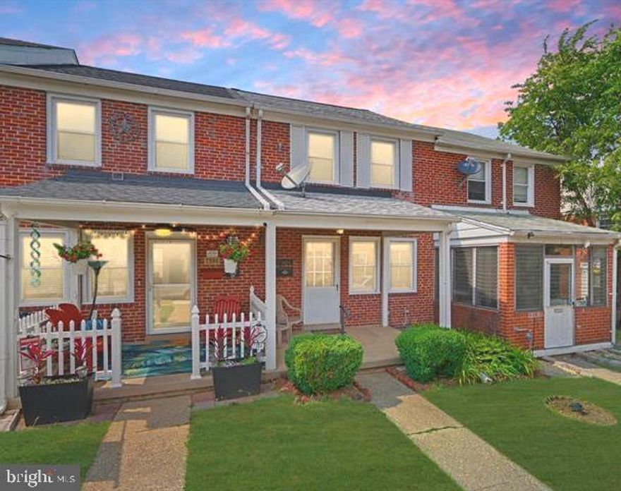 Charming 2 bedroom, 1 bath townhome with covered front porch for relaxing. Main level features formal living room and dining room with hardwood floors.  Upstairs offers 2 spacious bedrooms and 1 full bath.  
Updated kitchen. Deck off kitchen. The lower level is an unfinished basement great for storage and the chance for customizing to fit your housing needs. A fenced yard for privacy allowing you to enjoy outdoor activities. This location offers easy access to major highways, making commuting a breeze. Close to nearby shopping areas and schools. Great home for first-time home buyer.  This move-in ready.