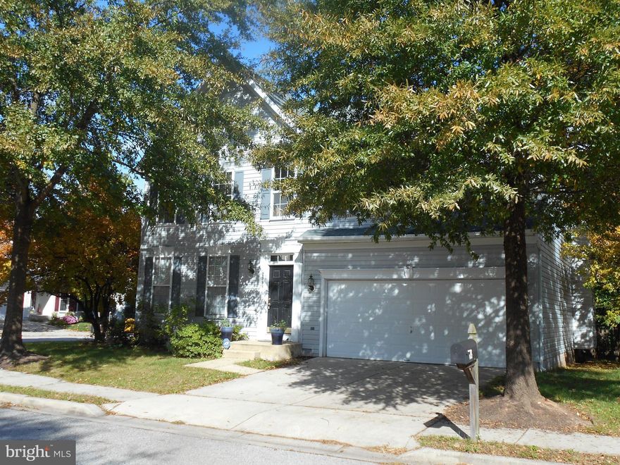 Ready to move in just in time for the holiday!  This Super Clean Colonial located in Russett.  Formal living & dining room with hardwood floors & pillars, kitchen with stainless steal appliances, breakfast area and pantry, family room with gas fireplace.  Upper level with master bedroom suite with walk in closet, soaking tub and sep. shower in master bathroom.  3 Additional   nice size bedrooms.  Laundry room on the upper level with front load washer & dryer.  Basement with tons of storage space.   Fenced back yard with patio.  Pets case by case.