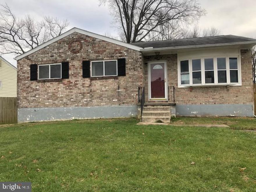 This Rancher offers main level living with finished lower level. Huge living room and separate dining room. Eat in kitchen with lots of cabinet space. 3 bedrooms and full bath on main level . Owners bedroom has 1/2 bath . Nice size Family room in basement with 1/2 bath and bonus room. Walk out stairs to privacy fenced rear yard. Patio in rear.  Close to schools and shopping. Easy access to rt 43 , 95 and 695. Agents please see agent remarks for contract details. Owner occupants only first 15 days .