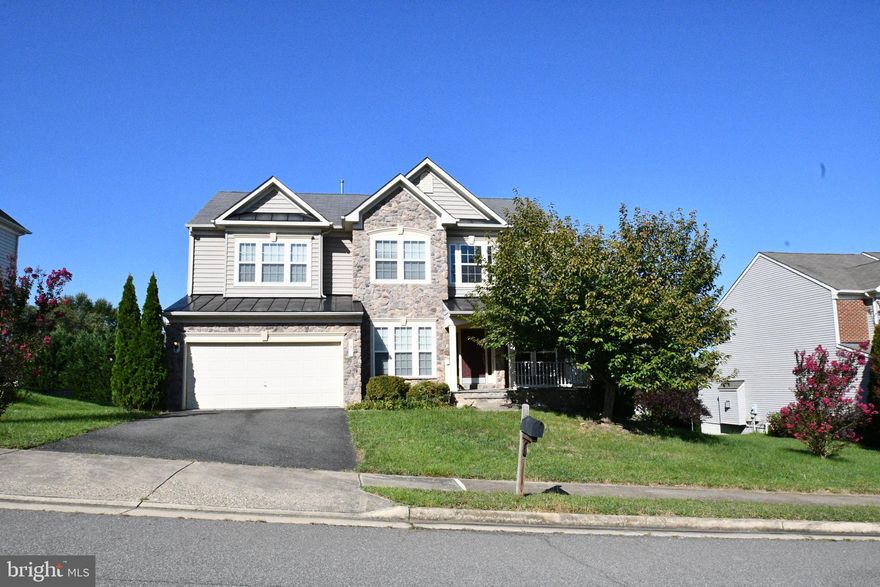 6 Bedroom 3.5 Bathroom Colonial in Stafford's sought after neighborhood of Austin Ridge.    2 car attached front load garage.  Rear Deck.   Front Porch.  Gourmet kitchen.   Over 4800 sqft of finished living area. on 3 levels.   Upstairs features 4 bedrooms and 2 full bathrooms.   Primary suite with shower, separate soaking tub, and dual vanities.  Main floor features great room with gas fireplace, office with glass doors.  kitchen with large Island, gas cooktop, and wall oven.   Sunroom adjacent to the kitchen - perfect for sitting room or dining area.  Lots of great natural light.  Lower level is finished with built-in bar in rec room.  Full daylight walkout level to stamped concrete patio.   5th bedroom with closet and egress window.  6th Bedroom (NTC).   Laundry hook up options on main level or lower level.  Close to shopping and commuting.  Pets case by case.