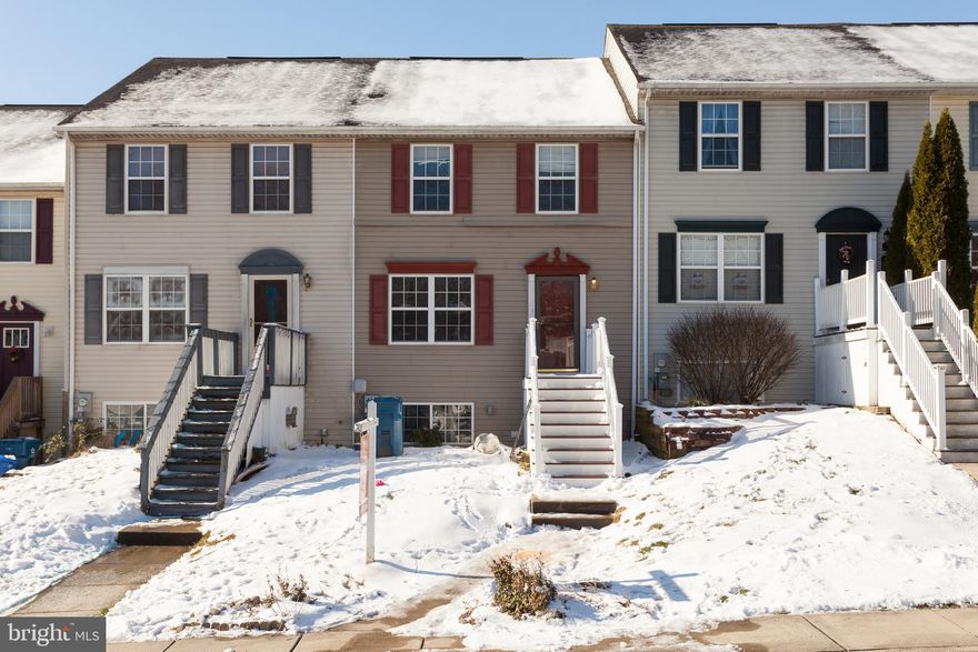 Start the New Year off in a new home! This town home features 3 large bedrooms;  super sized bathroom with soaking tub, double sinks,  and separate shower; new carpet; and a full size unfinished basement with rough in.  Enjoy your deck and fenced back yard. Front porch replaced in 2020 and new A/C in 2020. Schedule your appointment today!