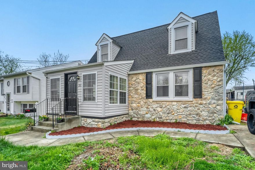 ***   INCREDIBLE OPPORTUNITY TO ASSSUME  A  4.875%  VA  LOAN!   *** This charming Cape Cod, featuring a classic stone exterior with vinyl siding, is ideally situated in a sought-after water-privileged community.  Step inside to an inviting open floor plan highlighted by gleaming hardwood floors throughout the living and dining rooms. The light-filled kitchen offers new stainless steel appliance and tile flooring and a sliding glass door that opens to new  deck overlooking a spacious backyard—perfect for everyday living and entertaining.  The main level includes two generously sized bedrooms with neutral carpeting and a full bath. Upstairs, you’ll find two additional bedrooms with built-in features, along with a second full bath.  The lower level provides excellent potential for customization, with laundry, abundant storage space, and convenient outside access. Recent updates include a new roof, new stainless steel appliance,  a waterproofed basement and a 4 year old   HVAC system   Enjoy outdoor living in the expansive fenced backyard—ideal for entertaining or simply relaxing on your private dec and don't forget 4.875% VA  AAUMABLE LOAN!