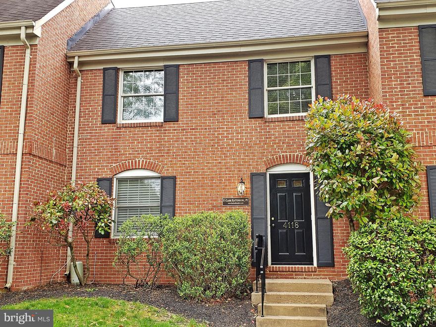 Spacious Office Townhouse.   Prime, Sought-After Location in downtown Fairfax City, across from the Fairfax County Courthouse.  Approx. 2,808 sq. ft. on 3 levels.  Very well maintained and upgraded.   Hardwood floors on main and upper levels.  Built out with 6 private offices, large conference room, kitchenette, storage room, 2 large open bullpen office areas (one with a fireplace), foyer waiting area, 2 restrooms.  Abundant off-street parking (unassigned).  2 separate entrances (front and rear).  Recessed lighting.  All brick construction.  HVAC replaced 2018.  Condo fee:  $500/mo. (includes exterior building maintenance, common area maintenance, landscaping, trash removal, snow removal).  Some furniture available for purchase.  Partially leased month-to-month.  Property can convey vacant.