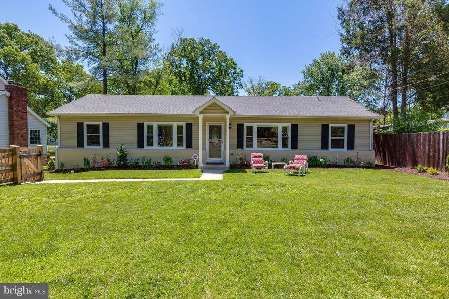 A commuter's dream! This gem of a home is ready to move in now with all appliances and home warranty included! Gourmet kitchen with beautiful cherry cabinets, granite counter tops, ceramic tile. This 4 bedroom beauty is like new & was completely renovated top to bottom in 2013, including the roof! Beautifully landscaped & fully fenced front & back yard, & shed. This one won't last long!