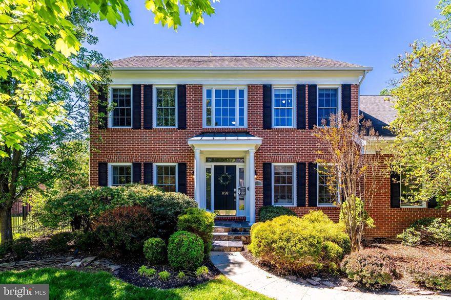 Join us this weekend, Saturday May 3rd and Sunday May 4th from 11am-1pm for an Open House!

Welcome to 858 Constellation Drive, a stunning brick-front Colonial located in the heart of Great Falls! Ideally situated just a short stroll from the Village Centre and tucked away off Walker Road, this home offers the perfect blend of neighborhood charm and convenience.

Step inside to hardwood floors throughout the main level, custom molding and trim, and classic formal living and dining rooms. The open-concept kitchen and family room create an inviting space to gather, featuring an eat-in area, vaulted ceiling, a cozy fireplace, and abundant natural light.

Upstairs, you’ll find four spacious bedrooms, including a generous primary suite with a large walk-in closet and en-suite bath. The finished walk-up lower level adds even more versatility with a full bedroom and bath—ideal for guests or in-laws.

Enjoy outdoor living in the flat, fenced-in backyard with a spacious deck and convenient storage underneath. A 2-car garage and ample additional parking complete this exceptional offering—all within the highly sought-after Langley High School pyramid. Enjoy close proximity to world-class shopping and dining in Tysons, endless outdoor adventures with the nearby trails and Great Falls Park, and easy access to major commuter routes.