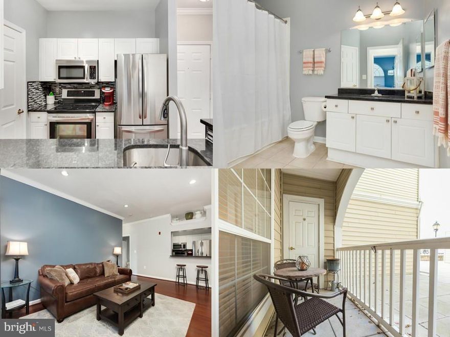 Click the virtual tours link to view video. Stunning ground level 2 master BR/2 BA condo in upscale Palazzo. Freshly painted & new carpet! Both masters have walk-in closets & baths have granite vanities. Updated kitchen w/ all SS appliances & granite countertops. Balcony overlooks pool & courtyard. W/D in unit. TWO parking spaces.