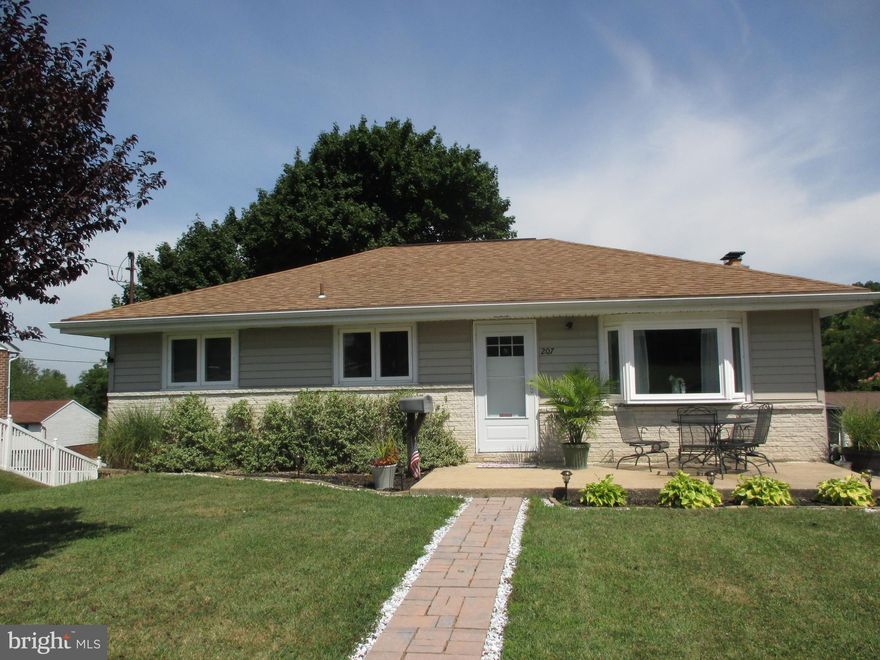 Well maintained rancher in Red Lion Boro.  This home offers 3 bedrooms, 2 baths, wood floors, central air, basement rec room with lounge area, rear patio, storage shed and more.  Many updates throughout.