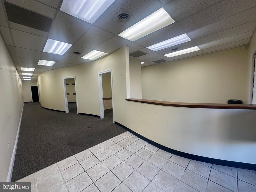 Prime Commercial Space for Lease!
Conveniently located just minutes from US Rt. 50 and Downtown Cambridge, this versatile unit offers a spacious reception area, multiple private offices/rooms, and a large conference room or executive office. Additional features include a kitchenette, two private restrooms, and rear access to a loading dock for easy deliveries.
Ideal for professional, medical, or office use. The building exterior was recently refreshed with new landscaping, a freshly sealed parking lot, and cosmetic upgrades throughout. Long-term neighboring tenants include attorneys, accountants, real estate professionals, and a full-service print shop.
Applicants should provide a business plan and credit report with their application.