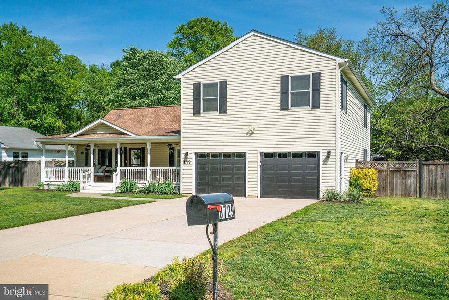 You will not want to miss this amazing opportunity in Mary Lea Park Alexandria on a 2/3 acre lot with beautiful front porch. This home features 4 bedrooms and 3 full baths. Main level features hardwood floors, living room, dining room, full bath, laundry,  bedroom and updated kitchen with granite counters and stainless steel appliances. Upstairs you will find 3 very large bedrooms and 2 full baths. Walk out from main level to large deck and a fully fenced level rear yard. Oversized 2 car garage. Large 20’ x 26’ barn / garage with 50 amp electric service and air conditioned. Fencing features 2 drivable gates to access rear yard. Roof and air handler 2017. Water heater 2019. New attic insulation. Geo Thermal heating and cooling system keep utility bills very low year round. Fully sealed and insulated crawl space with blown in insulation. Minutes to Fort Belvoir. NO HOA. Come fall in love.