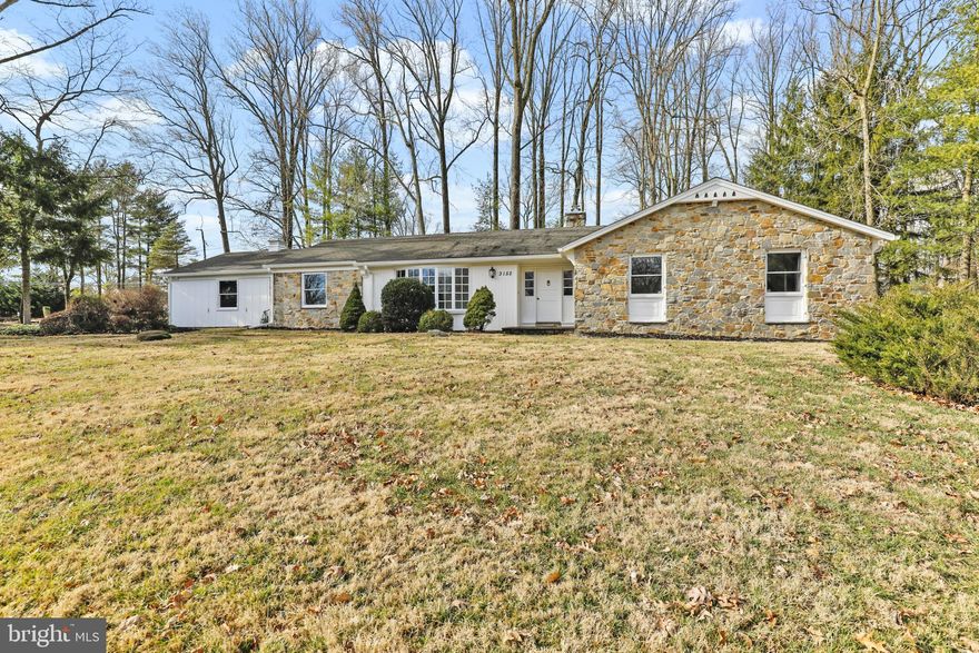 Lovely ranch style home located on a quiet street close to Patapsco State Park. Library with built-ins perfect for a home office, updated kitchen with wine fridge and double ovens. Family room with stone fireplace and large lower level with a sizeable rec room. Converted oil heat to gas in 2018 and replaced the whole house generator in 2021.