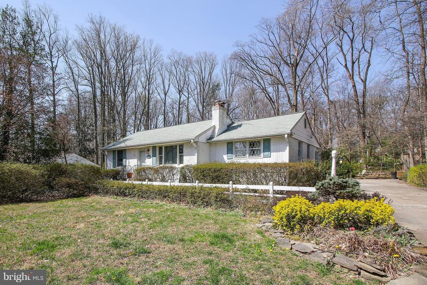 The space you need, the yard you want, and the location you dream of! Charming 2 level SFH inside the beltway with unlimited potential. Wood floors, 2 fireplaces, 3 beds on upper level, 1 bedroom on LL. 2 full baths. Walk-out partially finished basement has ample storage. Premium, half acre lot with 2 patios provides the outdoor getaway and entertainment space you have been waiting for. Sold As-Is