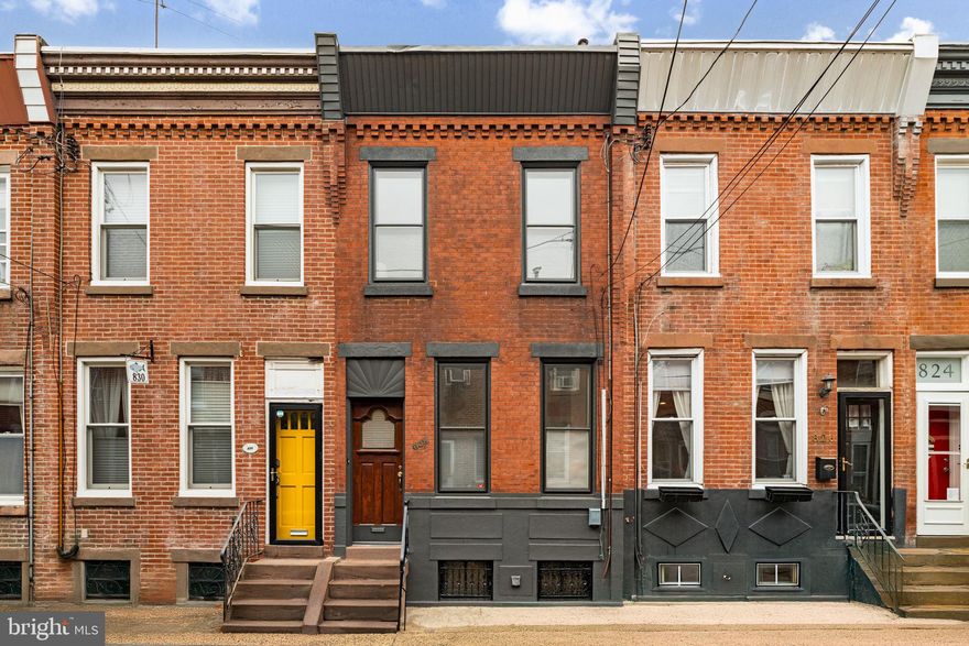 Location, Location, Location. Charming 3 Bedroom, 1.5 Bath Fishtown Home with Original Details & Modern Updates. Welcome to 828 Mercer Street—a beautifully preserved and thoughtfully updated home in the heart of always-desirable Fishtown and in the sought-after Adaire School Catchment. This 3-bedroom, 1.5-bath home has been meticulously updated inside and out while retaining its original charm and craftsmanship. Step through the restored Tofani Star wood front door into a bright tiled vestibule featuring vintage Pink and White heart-patterned tiles. Inside, you’ll find just refinished original Heart Pine hardwood floors, restored millwork, moldings, railings, and banisters, and all-new Matte Black ceiling fans and light fixtures that add a modern, cohesive touch throughout. The updated eat-in kitchen features 42-inch White cabinets, solid surface countertops, and brand new stainless steel appliances. A updated spacious full bath includes a tub/shower combo, while the large basement offers additional living and storage space, a half bath, built-in shelving, and a Cedar-lined closet, a gas furnace and hot water heater. A brand new Speed Queen washer and dryer set and double utility sink is also included. Additional updates include a brand new roof with a 10 year warranty, replacement windows, and the entire interior and exterior were just professionally painted, making this home truly move-in ready. The fenced and gated backyard is ideal for pets, kids, gardening, or entertaining. This home offers abundant storage and closet space across all three levels and is just steps from Hetzell Playground, Adaire Elementary School, Palmer Park, Palmer Doggie Depot, and Fishtown’s best restaurants, bars, shops, cafes and music venues. Enjoy unbeatable walkability—just minutes to Frankford Ave, Girard Ave, and Delaware Ave hotspots. Walk to ReAnimator Coffee, La Colombe, Suraya, Kalaya, Middle Child Clubhouse, Bastia, Two Robbers, Kraftwork, Lloyd, Weckerly’s & Jeni's Ice Cream, Les & Doreen’s Happy Tap, Fishtown Tavern, Kismet & Philly Style Bagels, Gilda, Wonder Fishtown, Johnny Brenda’s, Wm. Mulherin’s Sons, Next of Kin, Percy, Fette Sau, Char, Pizza Shackamaxon, Pizza Beddia, Goldie, Liberty Kitchen, Laser Wolf, Joe’s Steaks, Ekta, Sancho Pistola’s, Dottie’s Donuts, Cedar Point, Front Street & Green Eggs Cafes, Jinxed, Milkcrate Cafe, Percy, Barcade, Garage, Loco Pez, Whipped & Cake Life Bakeshops, Ama, Riverwards Produce Market, Amrita Yoga, Cedar Point Bar & Kitchen, Firth & Wilson Bicycle Shop, Lokal & Anna & Bel hotels, and more. Ideal for commuters, the home offers easy access to I-95 and is walkable to the Market-Frankford Line and multiple bus routes. From your doorstep, you’re just 10–15 minutes to 30th Street Station and approximately 20 minutes to Philadelphia International Airport. It’s also a short drive to the city’s best green spaces, including Fairmount Park and Wissahickon Valley Park—perfect for hiking, biking, dog walking, or just getting into nature without leaving the city. Homes on Mercer Street rarely become available—don’t miss your chance to live in one of the most vibrant, design-forward neighborhoods in Philadelphia. With the Philadelphia Homestead Exemption, the 2025 property taxes would be $2710.