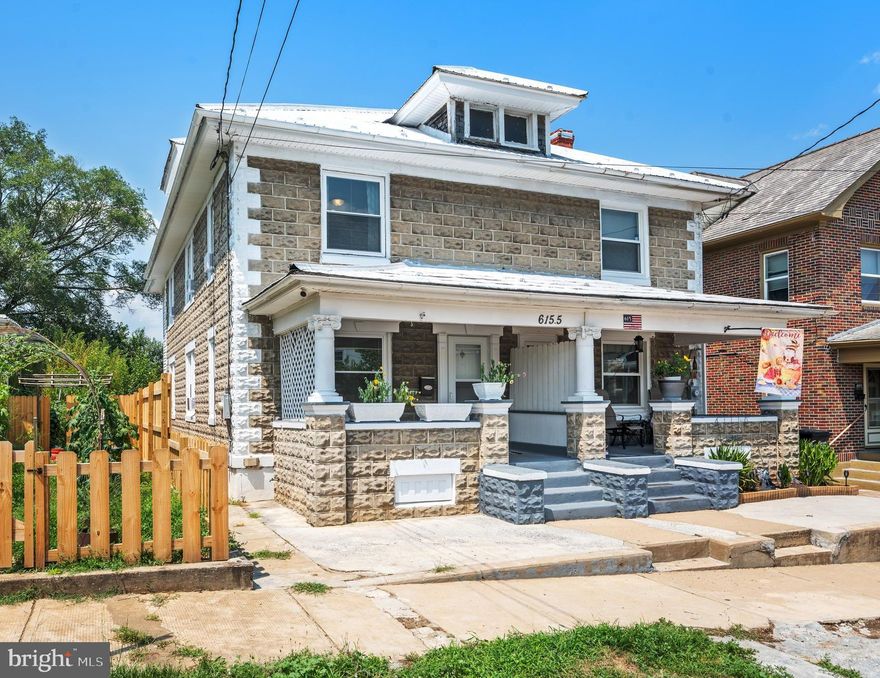 Updated 3 bedroom, 2 bath home in the heart of downtown, Martinsburg , WV. Updated kitchen and bathrooms with LVP flooring, and fresh paint throughout. Main level laundry, stainless-steel appliances, fenced in back yard with large shed. 3 generously sized bedrooms on the upper level of the home share a full hall bath.  The back upstairs bedroom has an extension that can either be a porch or a big, bright walk-in closet. Partially finished cellar/basement for storage or workshop. Original woodwork and door frames give this home the historic character of yester-year. Seller home warranty conveys!