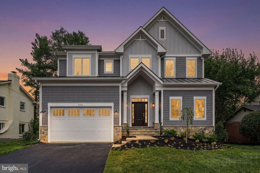 ***Immediate Delivery***  ** Main Level Suite ** ** Haycock/Longfellow/McLean Pyramid ** Discover a beautifully upgraded Sekas Homes Chanticleer III offering over 5,200 square feet across three finished levels with 6 bedrooms and 6.5 bathrooms. Designed with both luxury and functionality in mind, this home features 10’ ceilings, a main-level bedroom suite, and a bright open floor plan. The gourmet kitchen is fully equipped with JennAir appliances, custom hood with brass detailing, quartz countertops with full-height backsplash, upgraded cabinetry, butler’s pantry, beverage center, and enhanced lighting, flowing seamlessly into the family room with a linear gas fireplace, stone surround, wood mantel, and cedar-wrapped beams. Enjoy true indoor-outdoor living with a screened porch and deck featuring a TV wall, heater prewiring, gas line, and audio connections. Additional highlights include a 4-foot garage extension, keyless entry, and upgraded mudroom built-ins. Upstairs, the owner’s suite offers a curbless, tile-to-ceiling shower, frameless glass enclosure, LED mirror wiring, upgraded closets, and stainless fixtures, while all secondary bedrooms feature en-suite baths with upgraded finishes. The finished lower level includes a recreation room, sixth bedroom, full bath, exercise room, and wet bar with quartz countertops and beverage center, along with whole-home audio prewiring. Additional upgrades include RevWood flooring, oak stair treads, upgraded balusters, and enhanced lighting and electrical packages. Sited on a 0.26-acre lot within the sought-after Haycock / Longfellow / McLean pyramid, this home offers refined design and modern comfort in a prime Falls Church location.

Sales Price subject to change.  Please contact agent to discuss options. 
 *front elevation and interiors used from previous listing and subject to change*