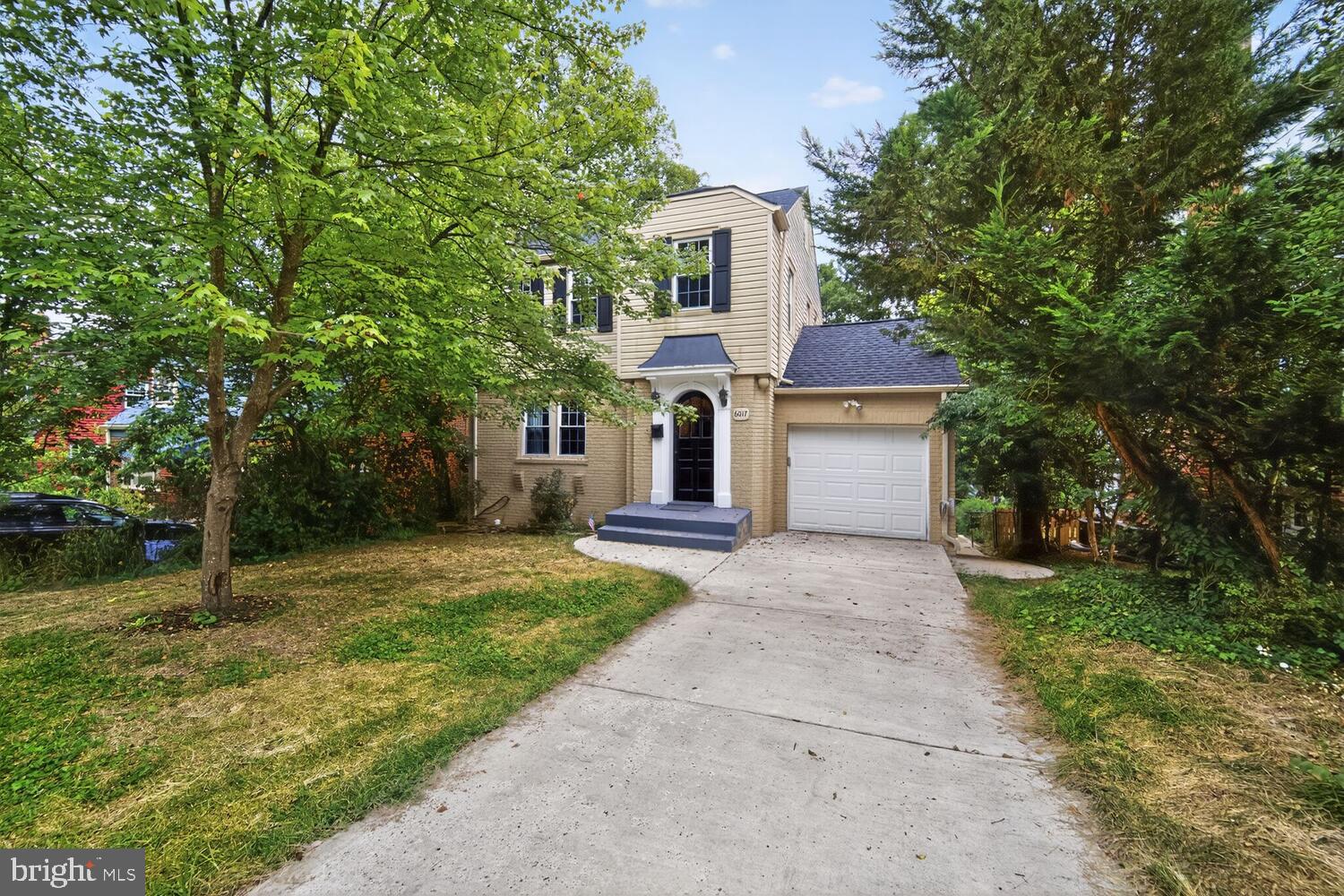 This beautifully updated 3-bedroom home (With Basement Bedroom or Rec Room) offers a serene escape nestled among mature trees in downtown Cheverly. Enjoy your morning coffee on the screened-in porch overlooking a lush, landscaped backyard oasis. This designer hardscaping features a fire pit,, deck, and a sprawling rear lot with mature trees for ultimate peace.
A fully finished walk-out basement with its own rustic kitchen, full bath, washer/dryer, and private entrance makes it ideal for house-sharing or guest privacy. Care for roommate? Extra Income? Extra Bedroom? The options are unlimited with this separate guest unit on the ground floor.
Inside, hardwood floors flow throughout, with a stylish main kitchen featuring a gas stove and side entrance. The primary owner's suite includes its own washer/dryer for ultimate convenience on the second floor.
Posh boho features and designer lime wash paint accent each wall, with exquisite fixtures!
Charming, versatile, and minutes from DC and METRO— this home has it all.