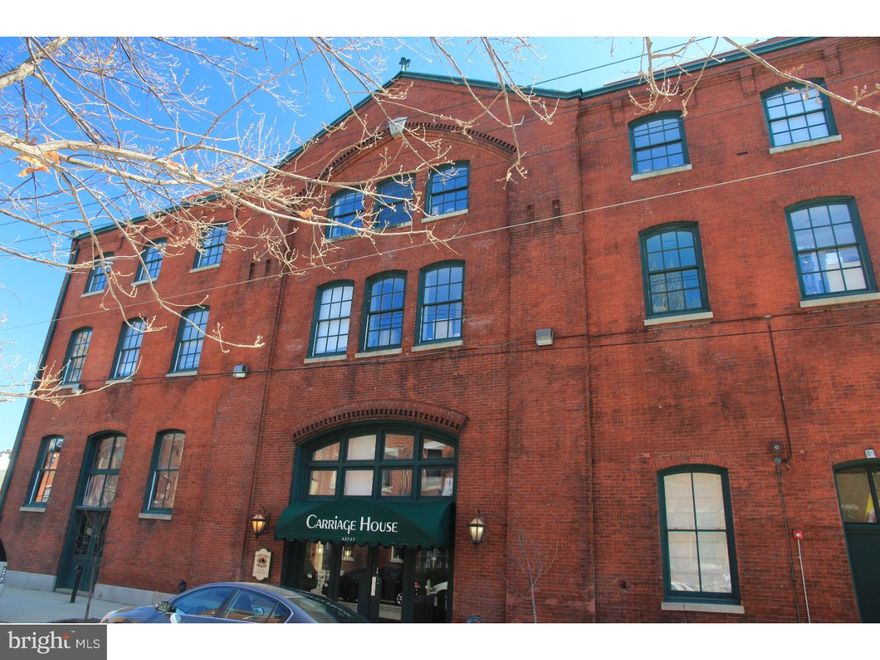 Welcome to the historic Carriage House in the vibrant Spring Garden neighborhood of Center City Philadelphia. This 2 bedroom, 1 full bath is part of a completely renovated building with plenty of character. The lobby area has been transformed into a 3 story atrium with Mediterranean d?cor complete with a serene fountain. The unit itself is an 1124 sqft loft style living space comprised of 2 bedrooms and 1 bathroom. The open floor plan consists of a kitchen designed with granite counter tops, and stainless steel appliances including a dishwasher. The living area which boasts hard wood floors comes with an entertainment center flourished with a 70" Sharp Aquos television, a Sony sound bar, a wooden console, and Nest Learning Thermostat all available for use by the tenant and have been factored into the rent. The bedrooms come with recently installed neutral carpet, built in closets, an additional wardrobe closet, an additional armoire, and a washer and dryer. The apartment is centrally located to maximize the green space to go along with the urban scene of Philadelphia. You are minutes from the Broad Street Line, and the Comcast Center as well as Kelly Drive of Fairmount Park. The Art Museum, Franklin Institute, M?tter Museum, Academy of Natural Sciences and more are easily accessible from this location. The neighborhood itself offers parks, play grounds, fine dining restaurants, bars, grocery stores, shops, caf?s, and more all close by. Commuting from this location is convenient as major highways - 76, 95, and 676 are all minutes away. If you need to commute within the city, there are plenty of public transportation options, Philly bike share stations, and the walk is only 20 min to city hall. This location not only lets you live comfortably on the inside, but makes things easier on the outside as well. Schedule a showing today as this opportunity will not last long!